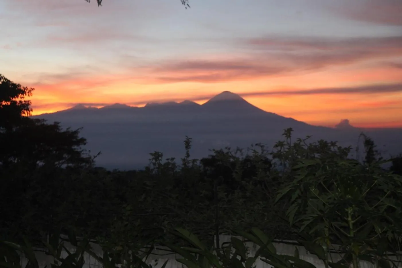Mountain view in Joglo Exotico