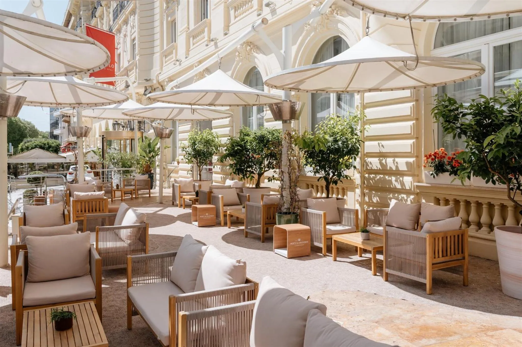 Patio in Boscolo Nice Hotel & Spa
