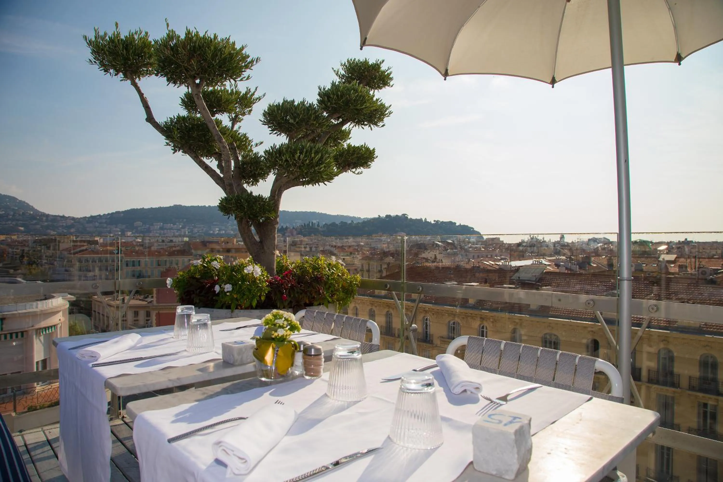 Patio in Boscolo Nice Hotel & Spa