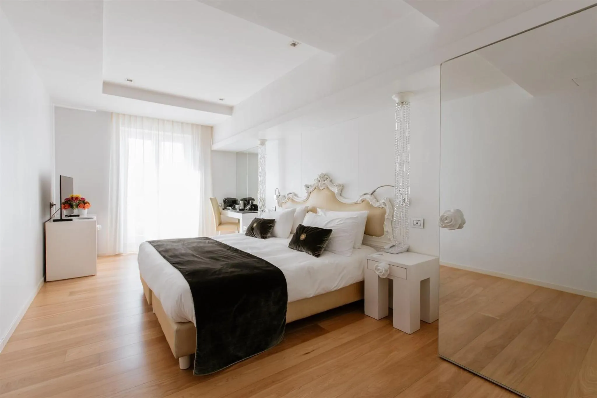 Bedroom, Bed in Boscolo Nice Hotel & Spa