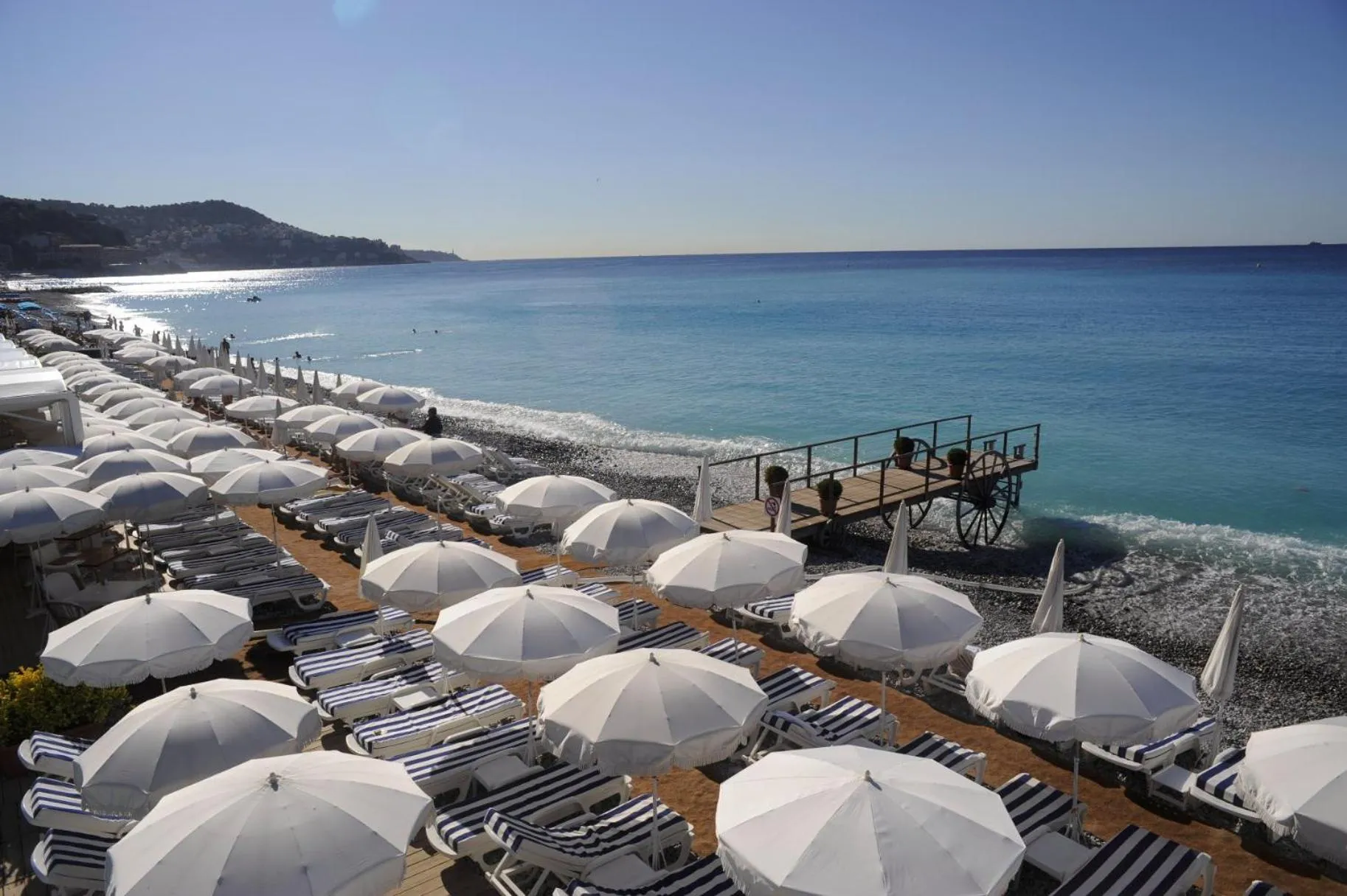 Beach in Boscolo Nice Hotel & Spa