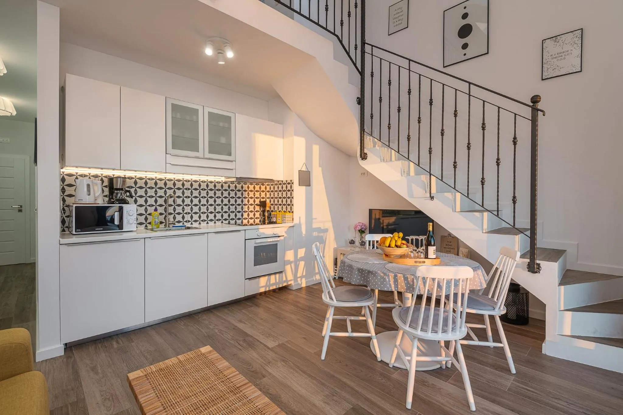 Kitchen or kitchenette in Apartments Villa Maria