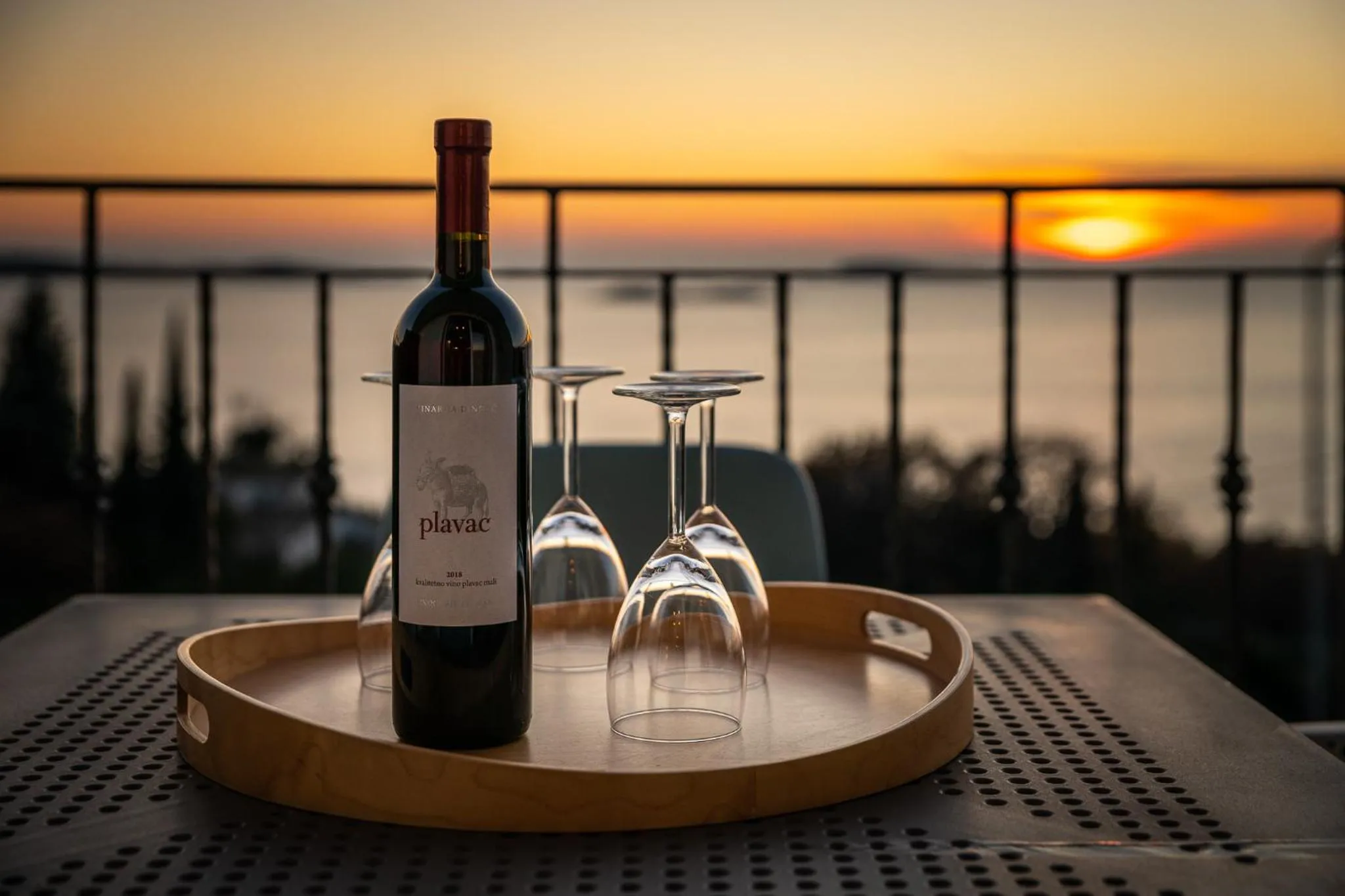 Sunset in Apartments Villa Maria
