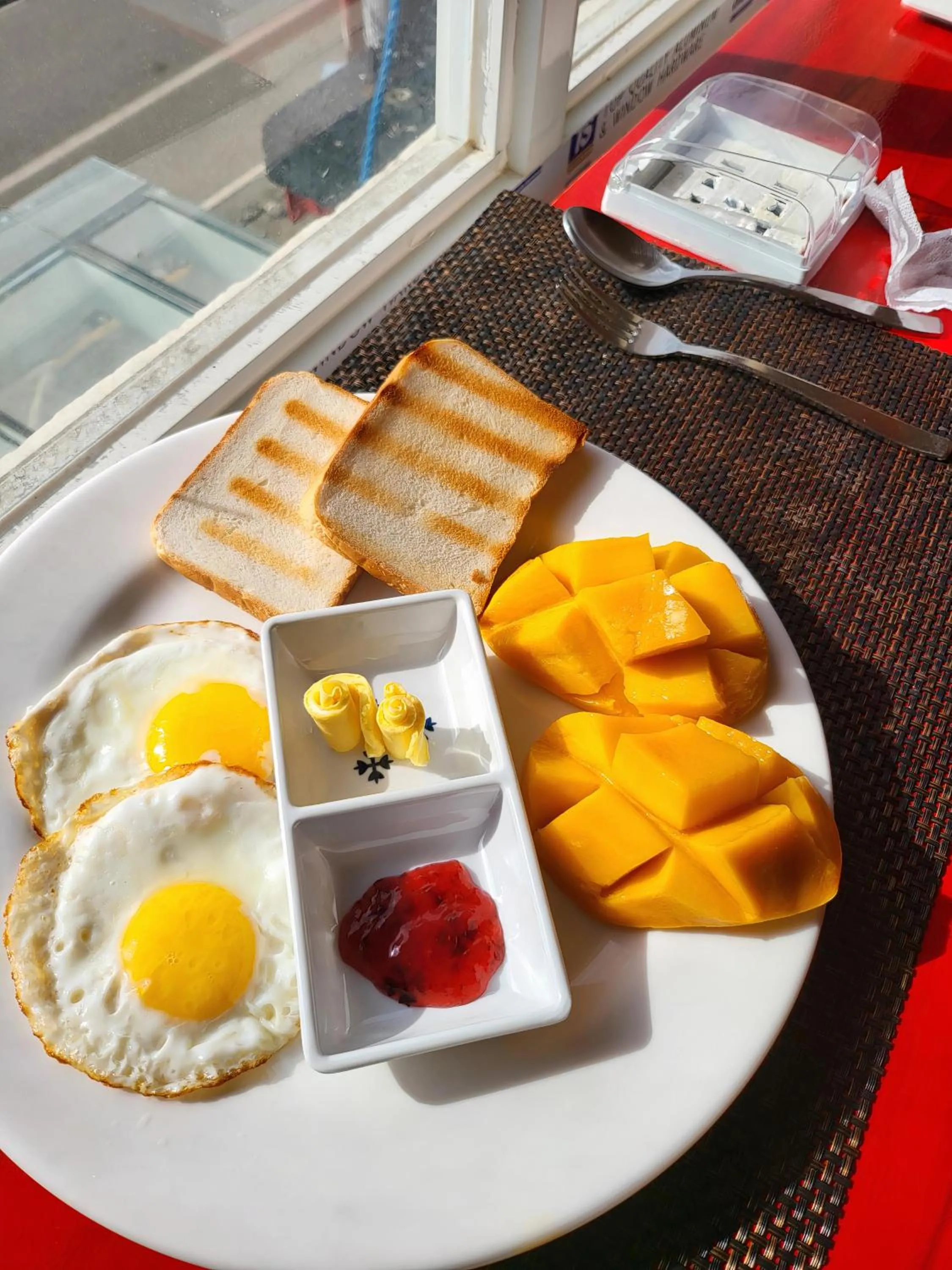 Continental breakfast in Cebu Dulcinea Hotel and Suites-MACTAN AIRPORT HOTEL