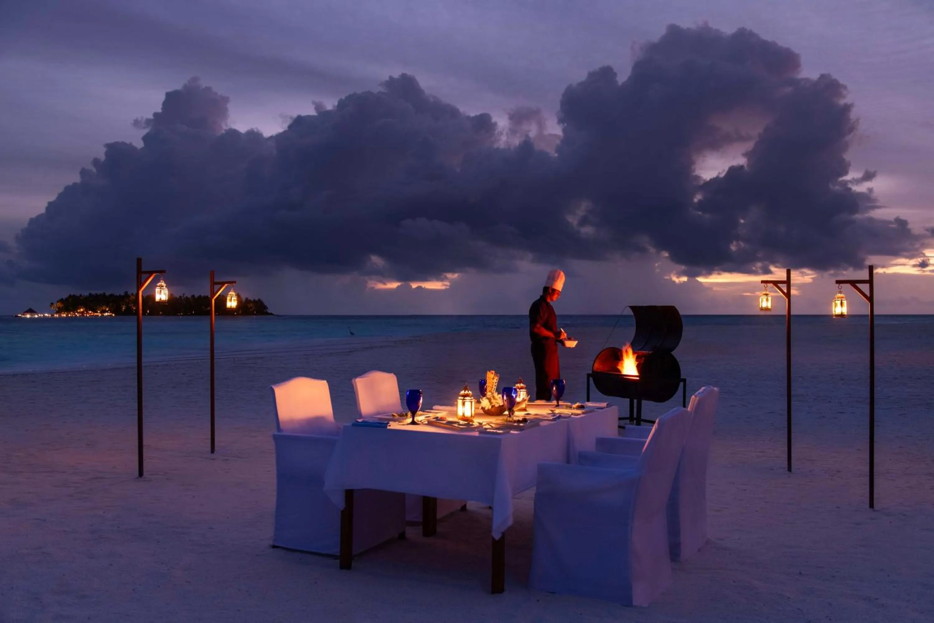 Dinner in Banyan Tree Vabbinfaru