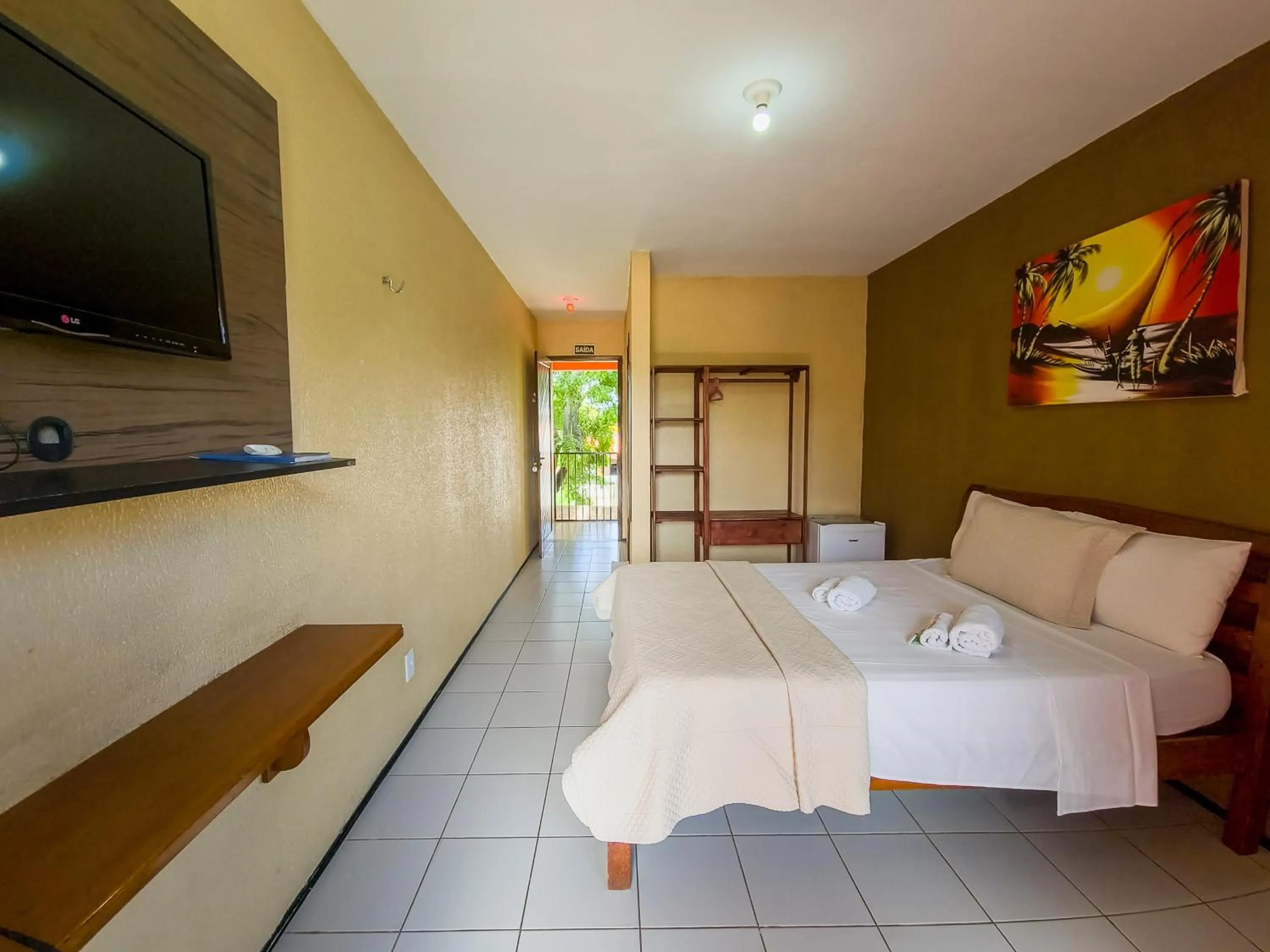 Communal lounge/ TV room in Pousada Brasil Cumbuco