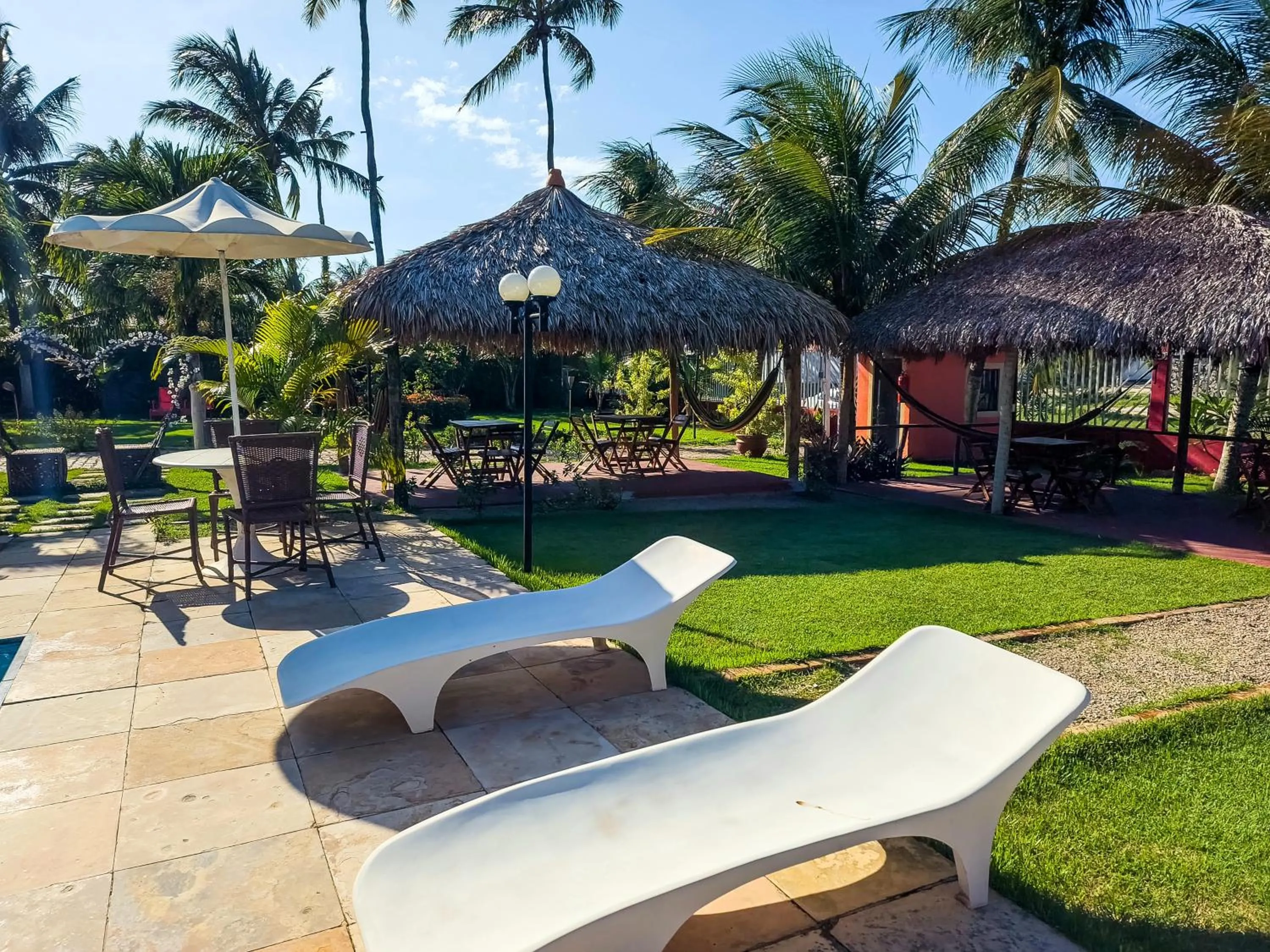 Patio in Pousada Brasil Cumbuco