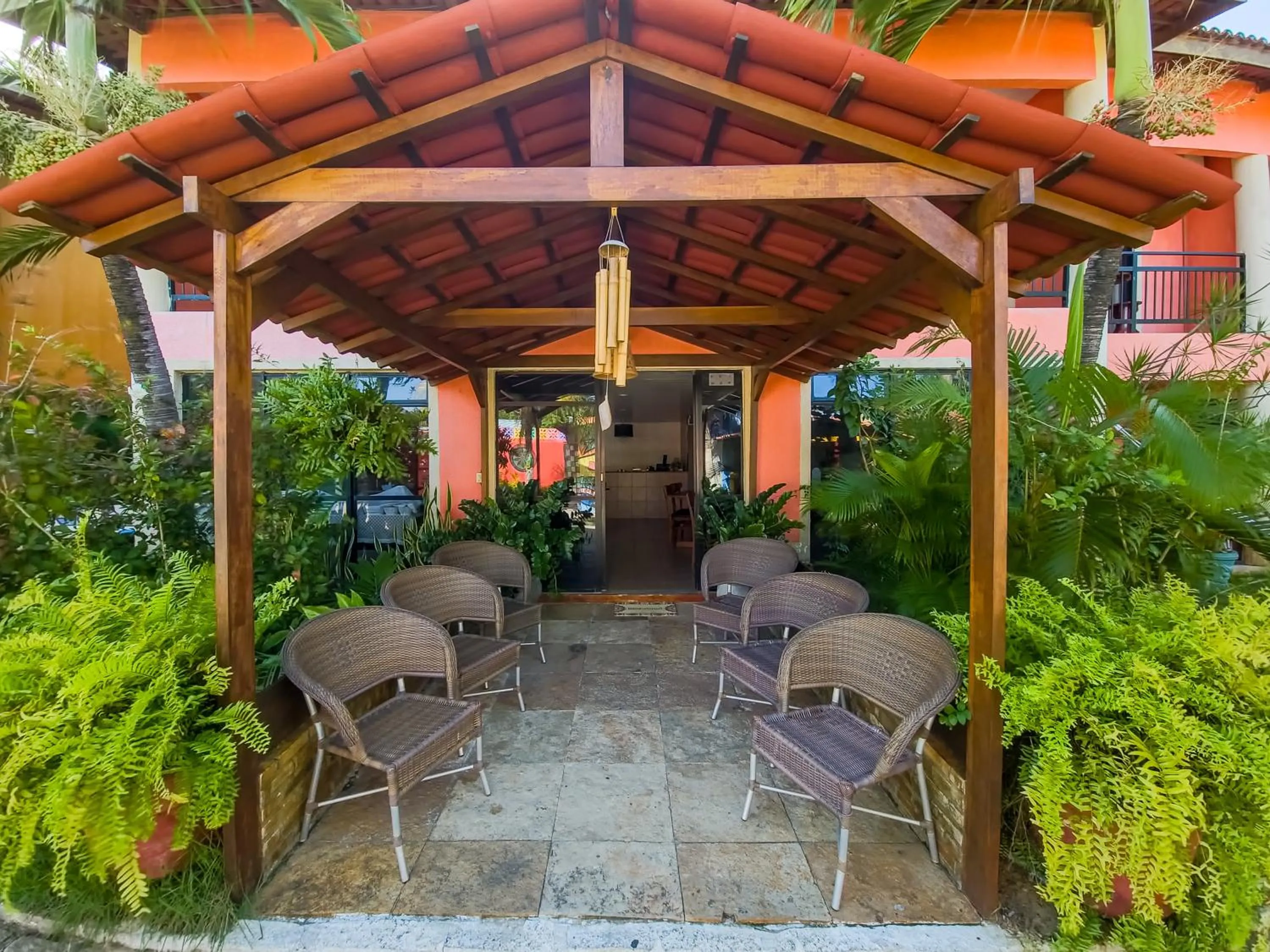 Patio in Pousada Brasil Cumbuco