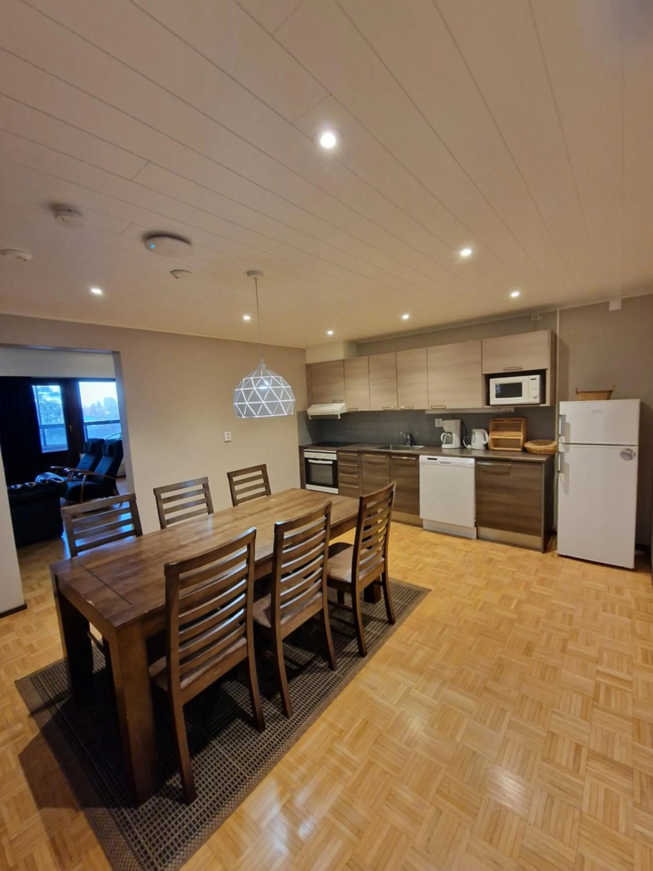 Kitchen or kitchenette in Sport Hotel Kantri