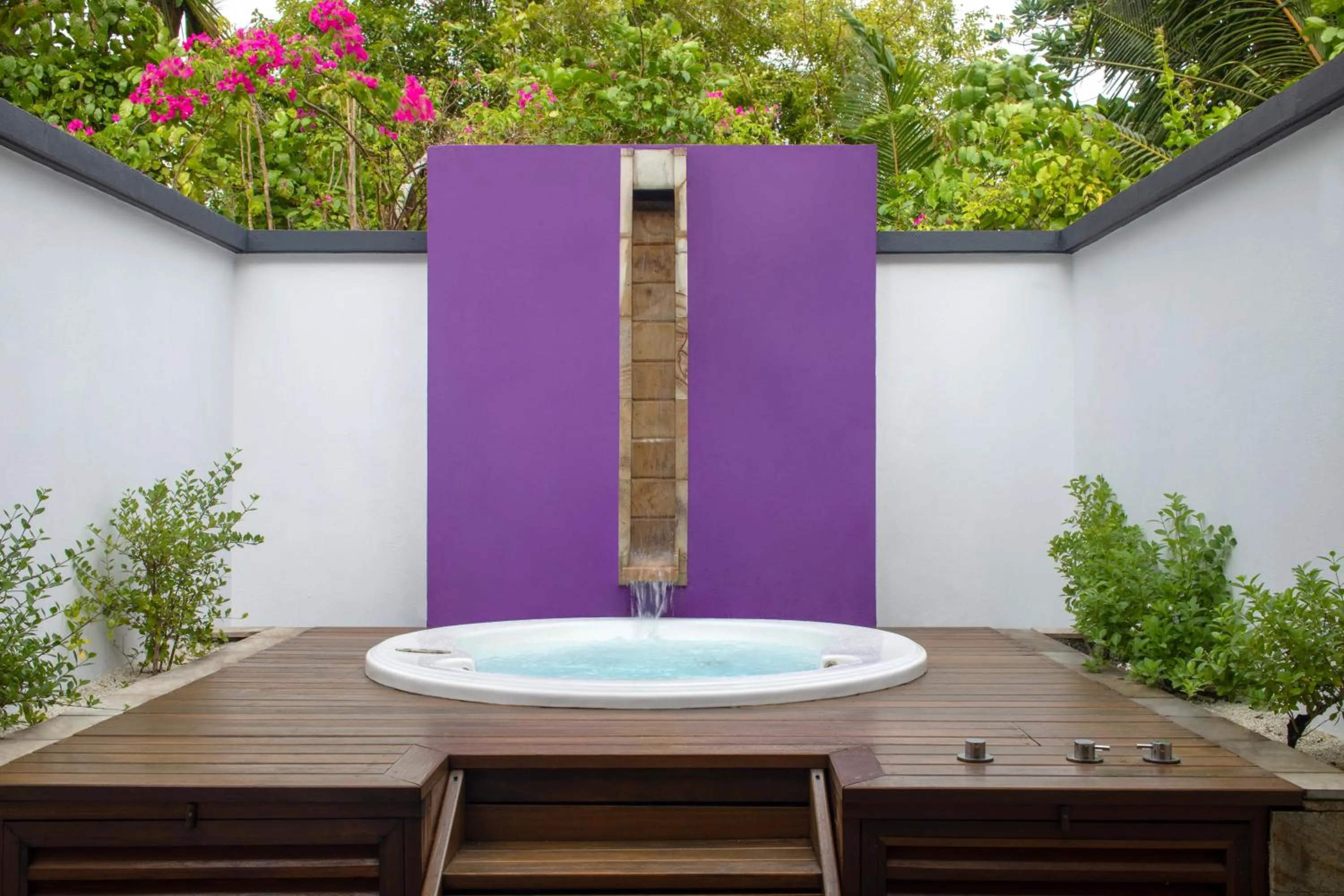 Garden in Dhawa Ihuru, part of Banyan Group