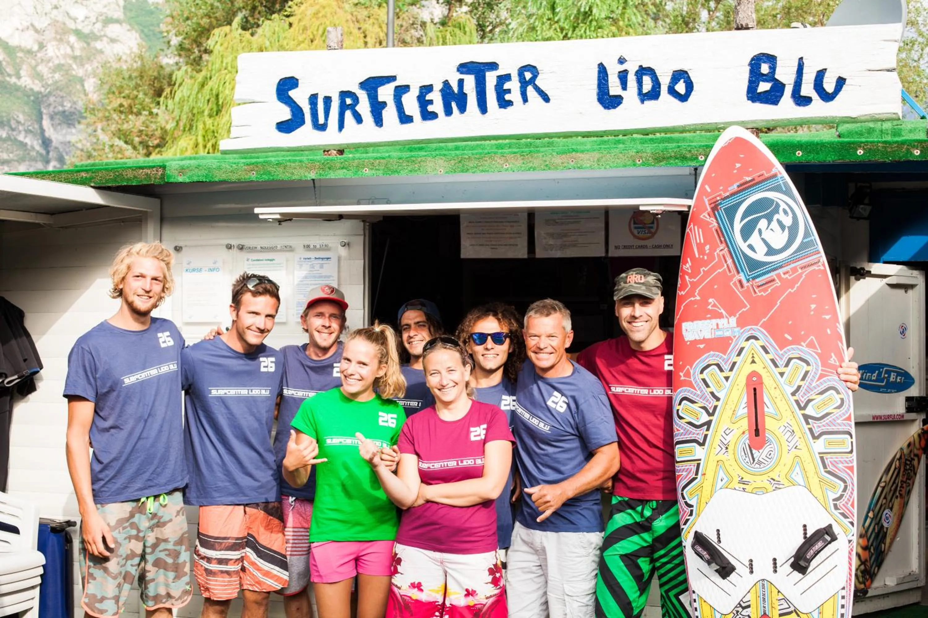 Staff in Hotel Lido Blu - Surf & Bike
