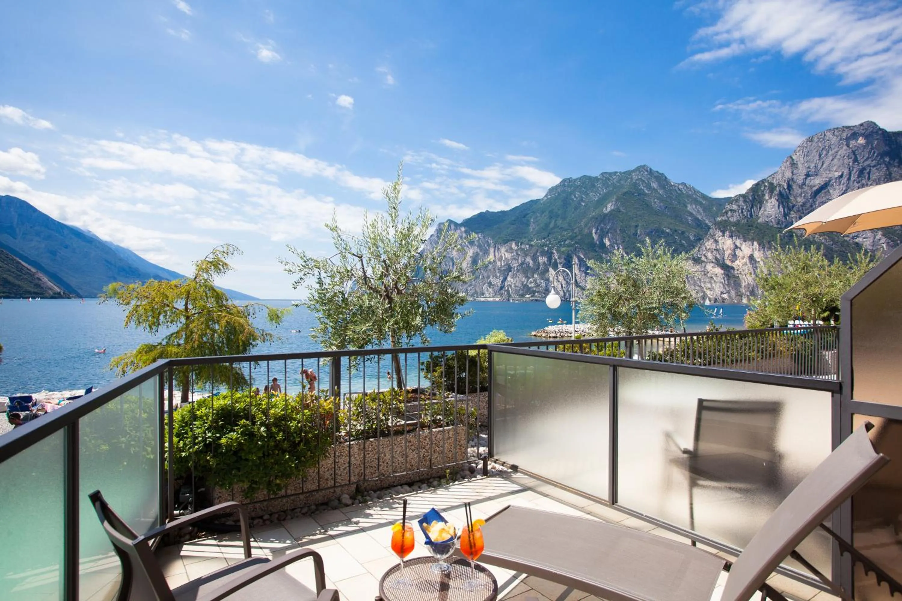 Balcony/Terrace in Hotel Lido Blu - Surf & Bike