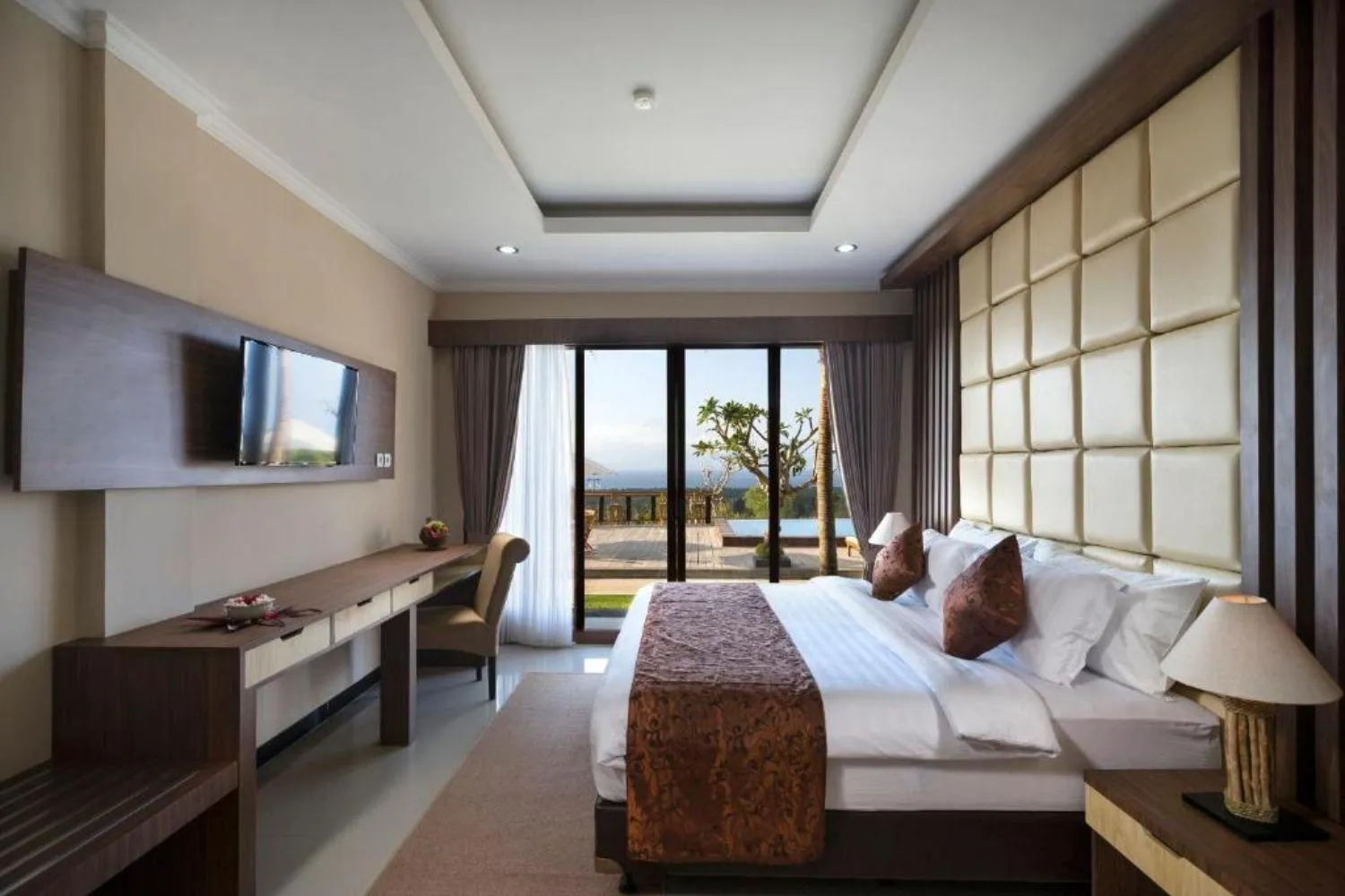 Bed in Semabu Hills Hotel Nusa Penida