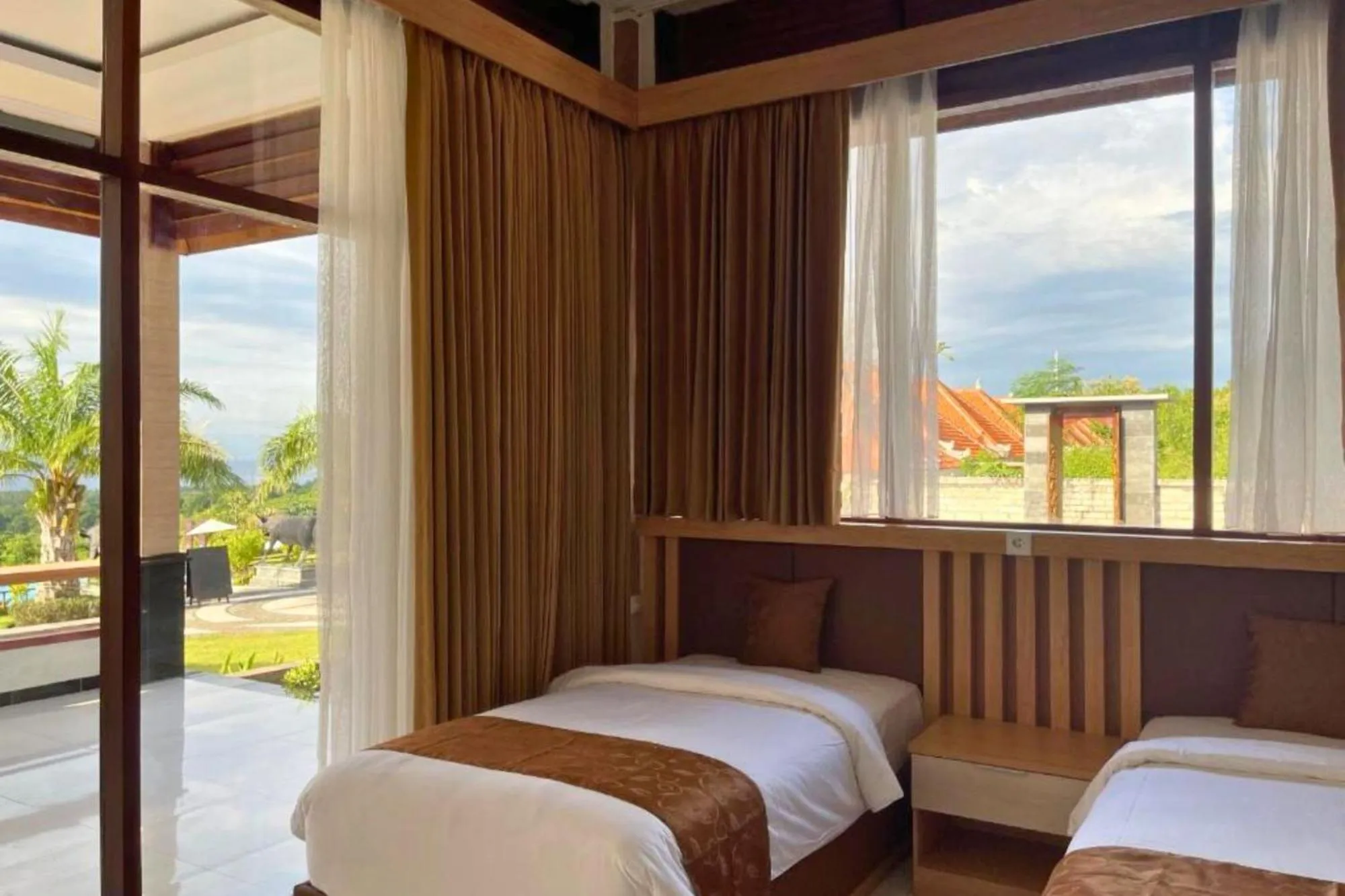 Bed in Semabu Hills Hotel Nusa Penida