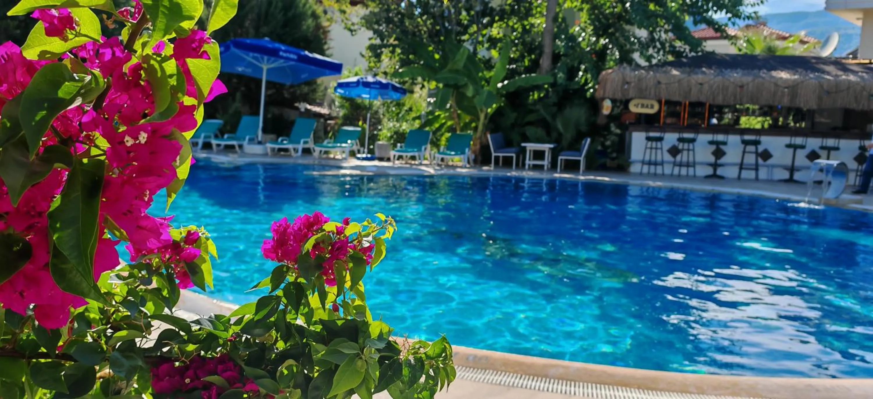 Pool view in Konak Su Hotel