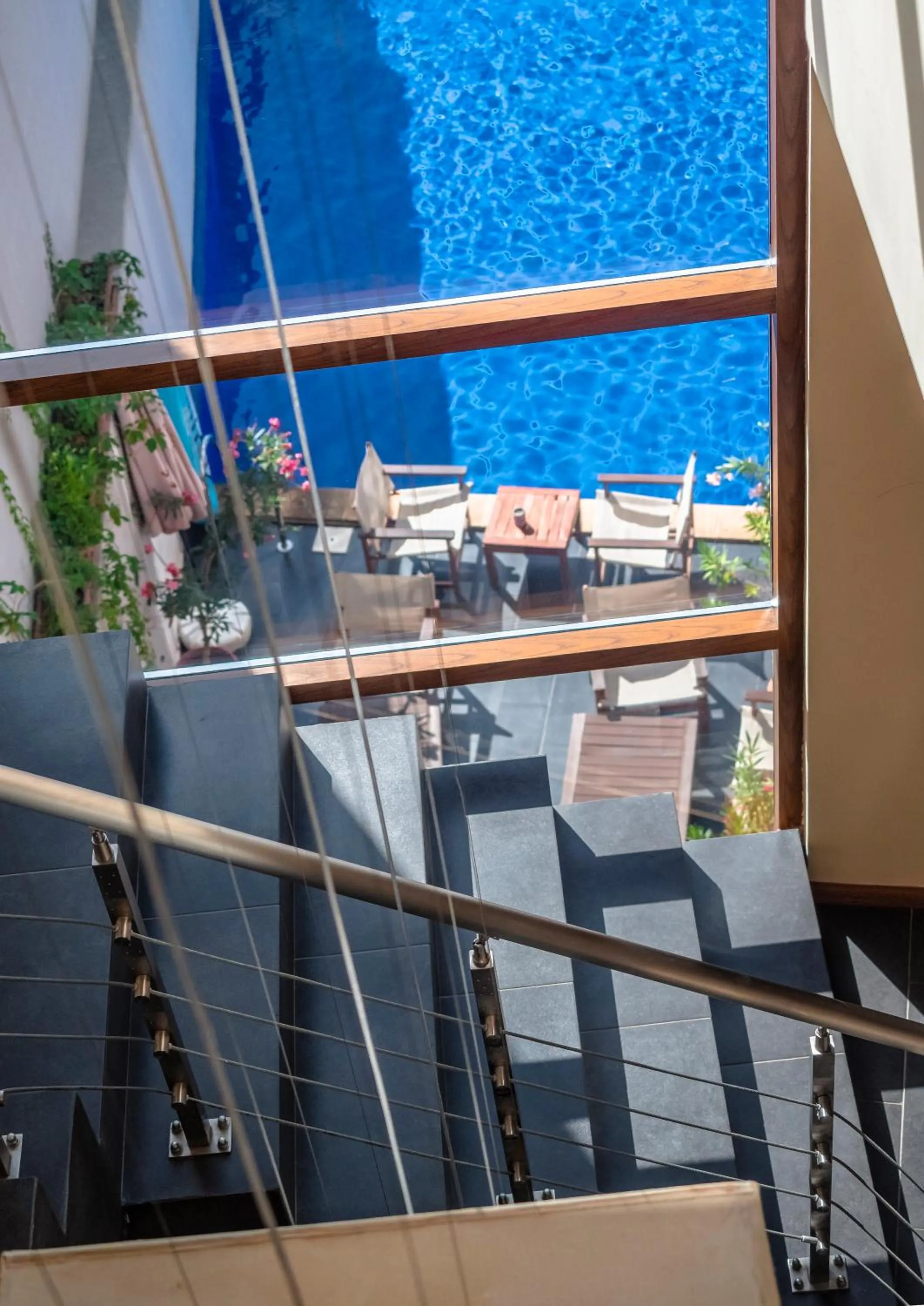 Pool view in Design Hotel Logatero