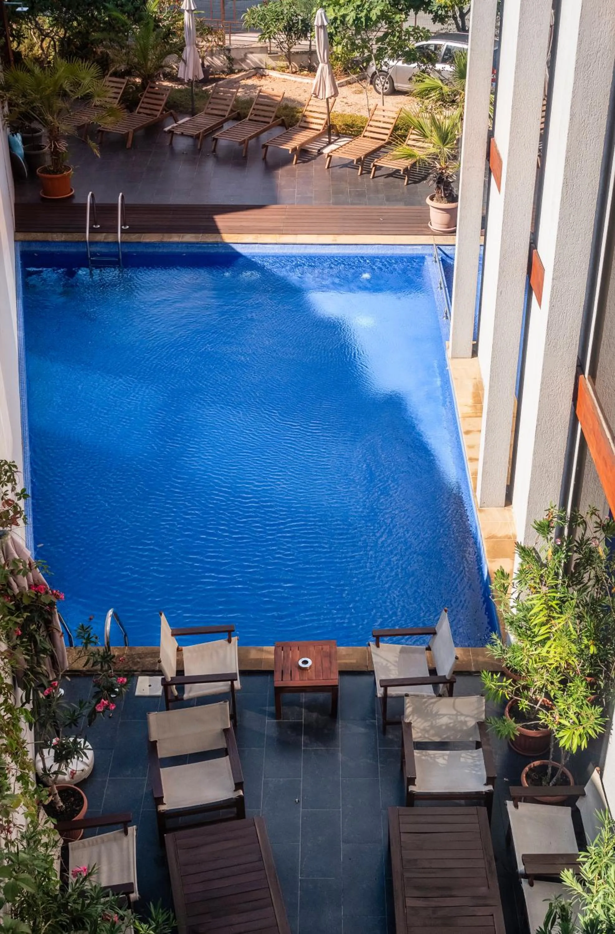 Pool view in Design Hotel Logatero