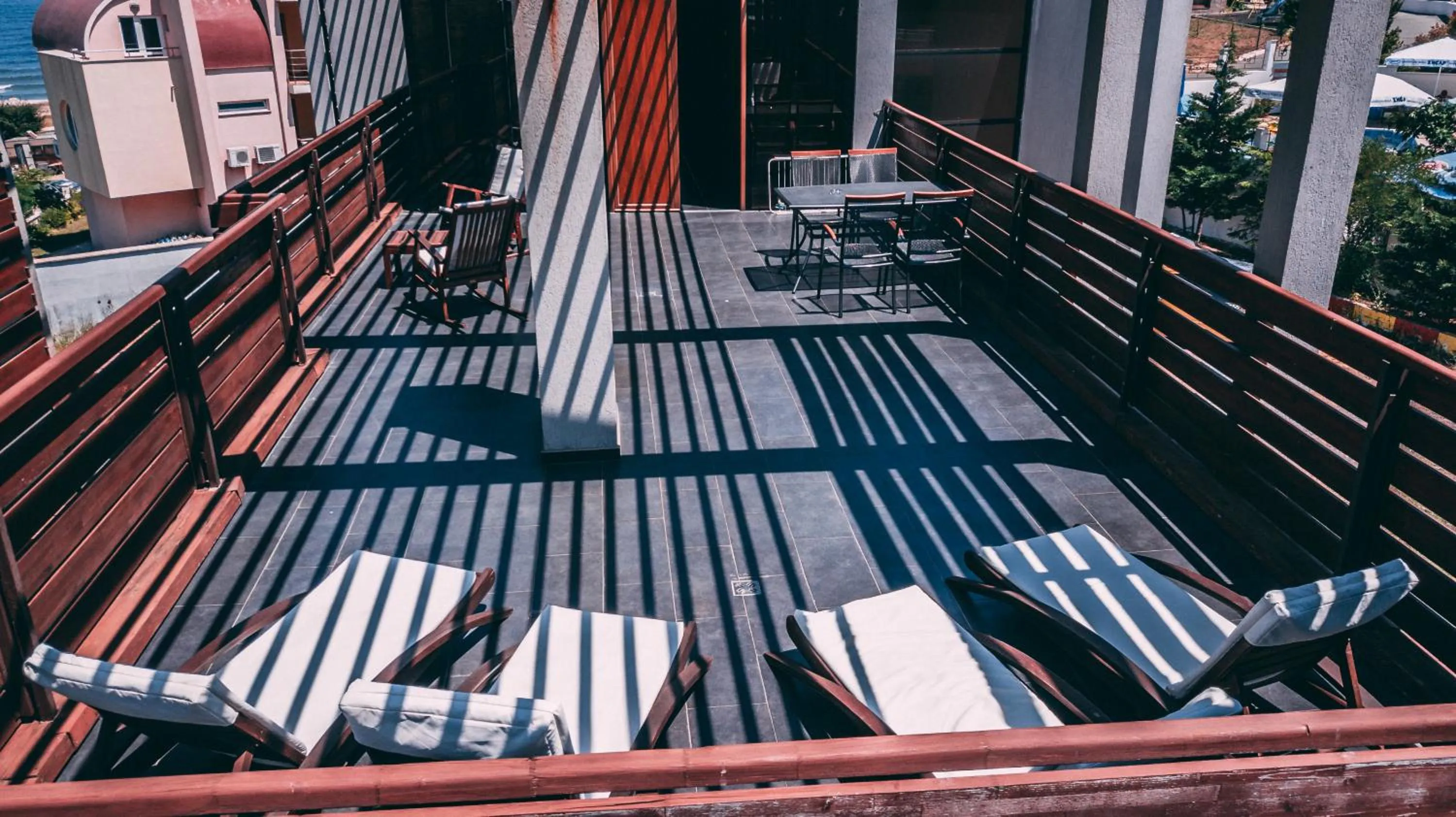 Balcony/Terrace in Design Hotel Logatero