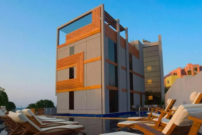 Facade/entrance in Design Hotel Logatero