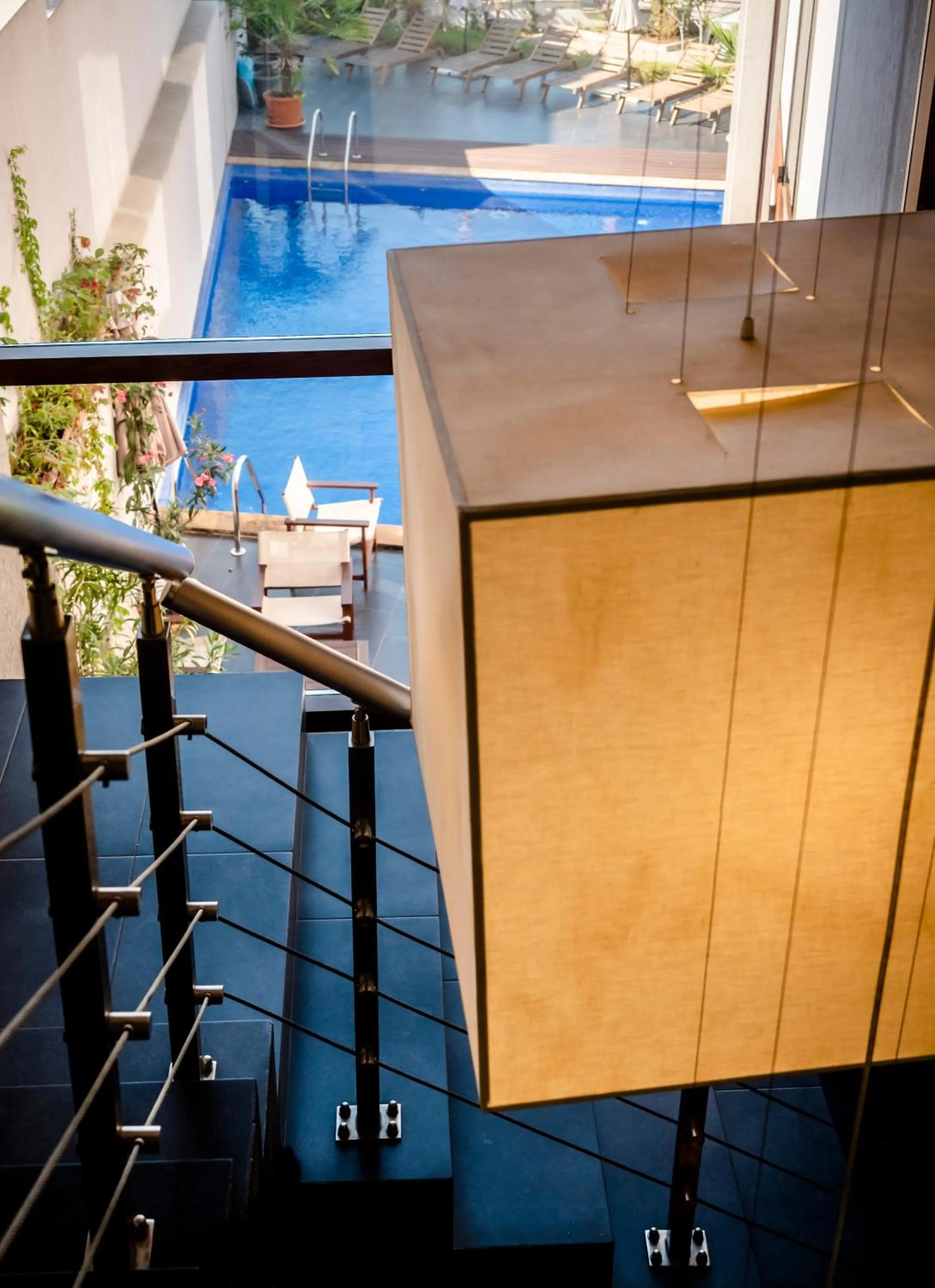 Pool view in Design Hotel Logatero