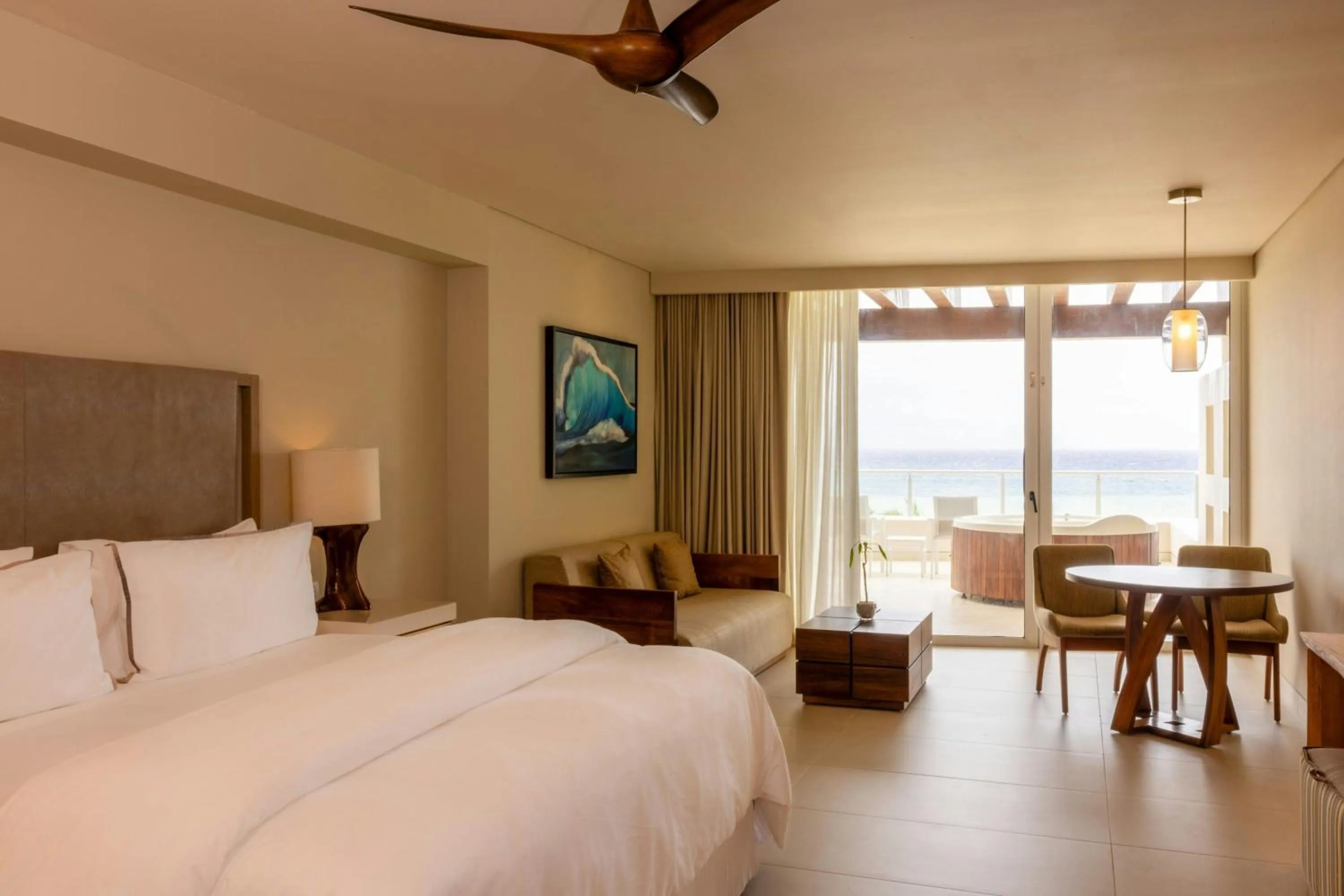 Swimming pool, Bed in The Westin Cozumel