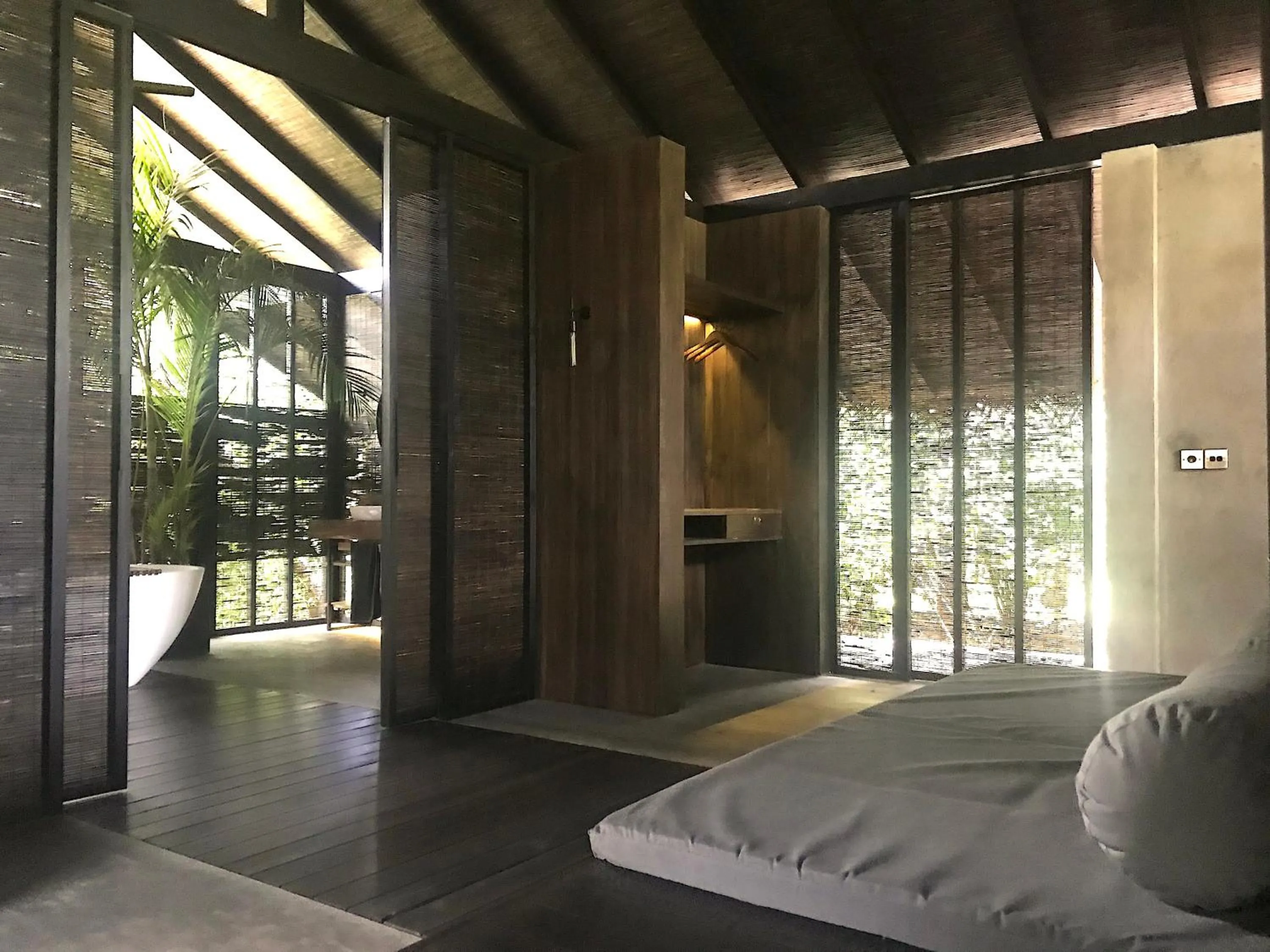 Bathroom, Bed in KAJU GREEN eco lodges