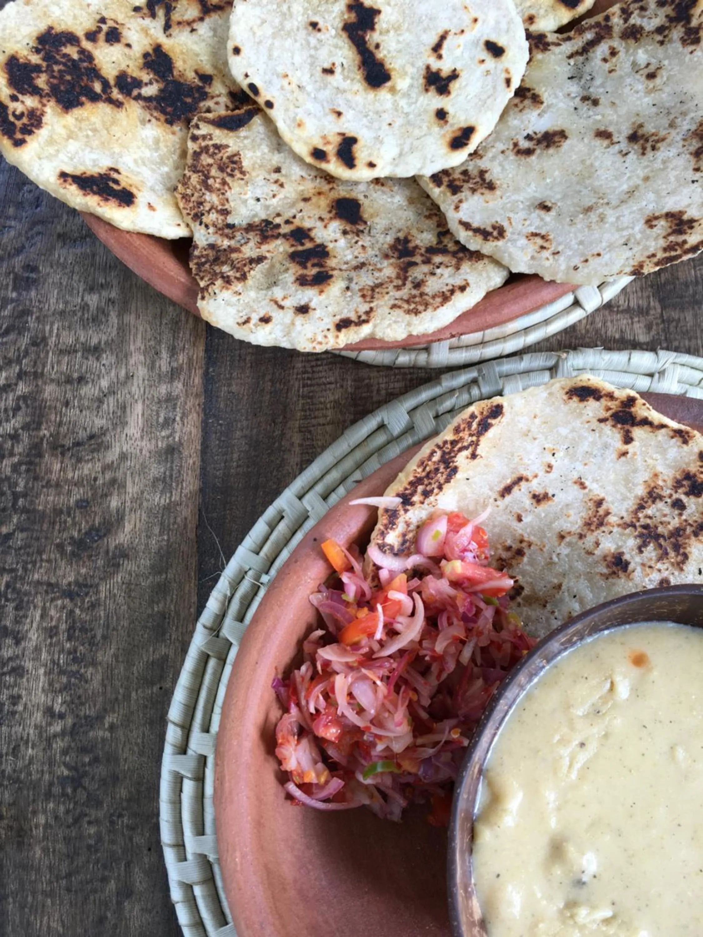 Asian breakfast in KAJU GREEN eco lodges