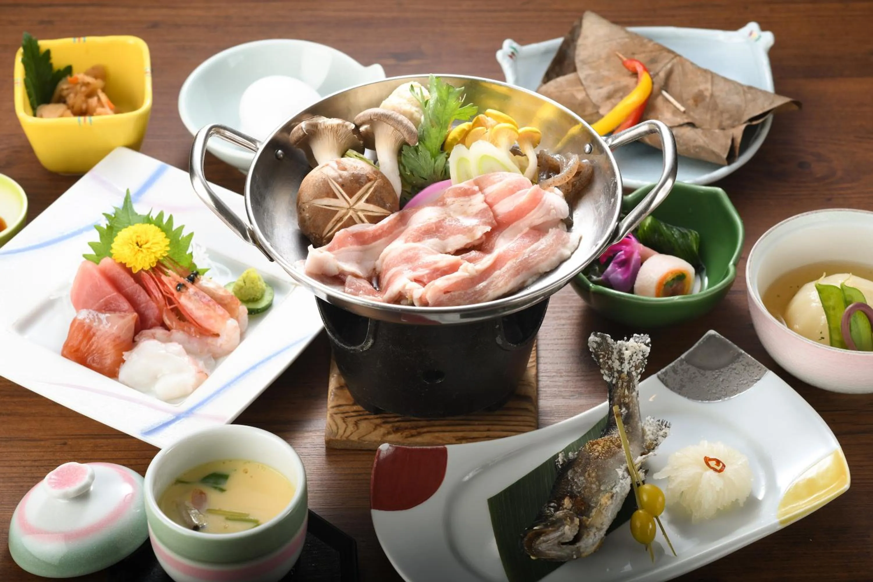 Food in Harunako Onsen Yusuge