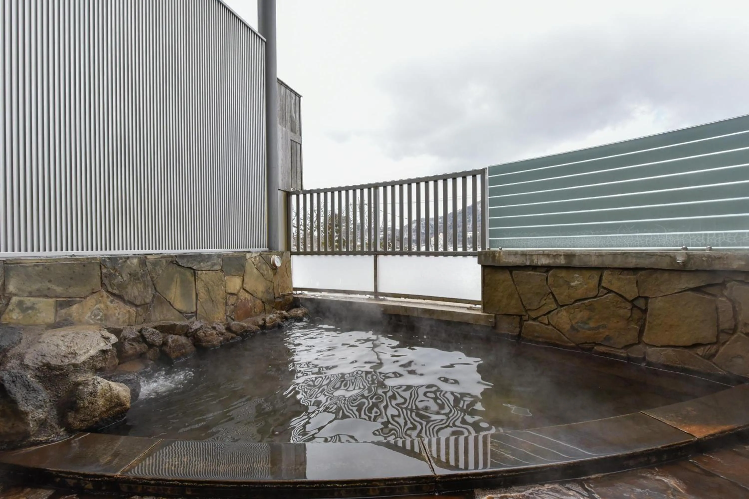 Open Air Bath in Harunako Onsen Yusuge