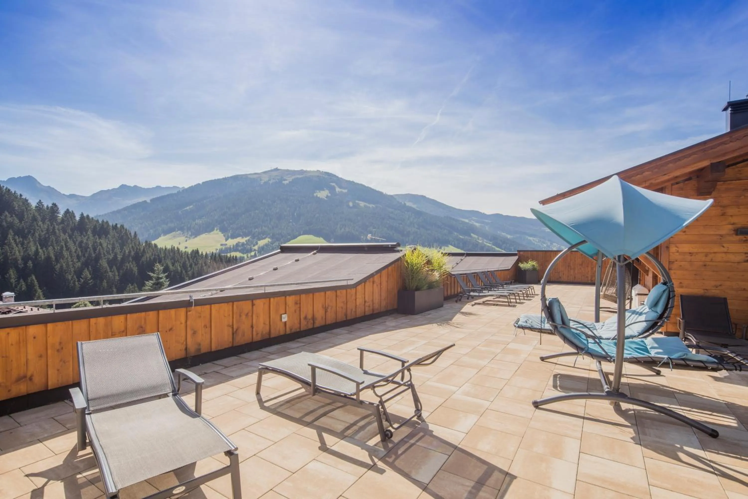 Balcony/Terrace in Hotel Alphof Alpbach