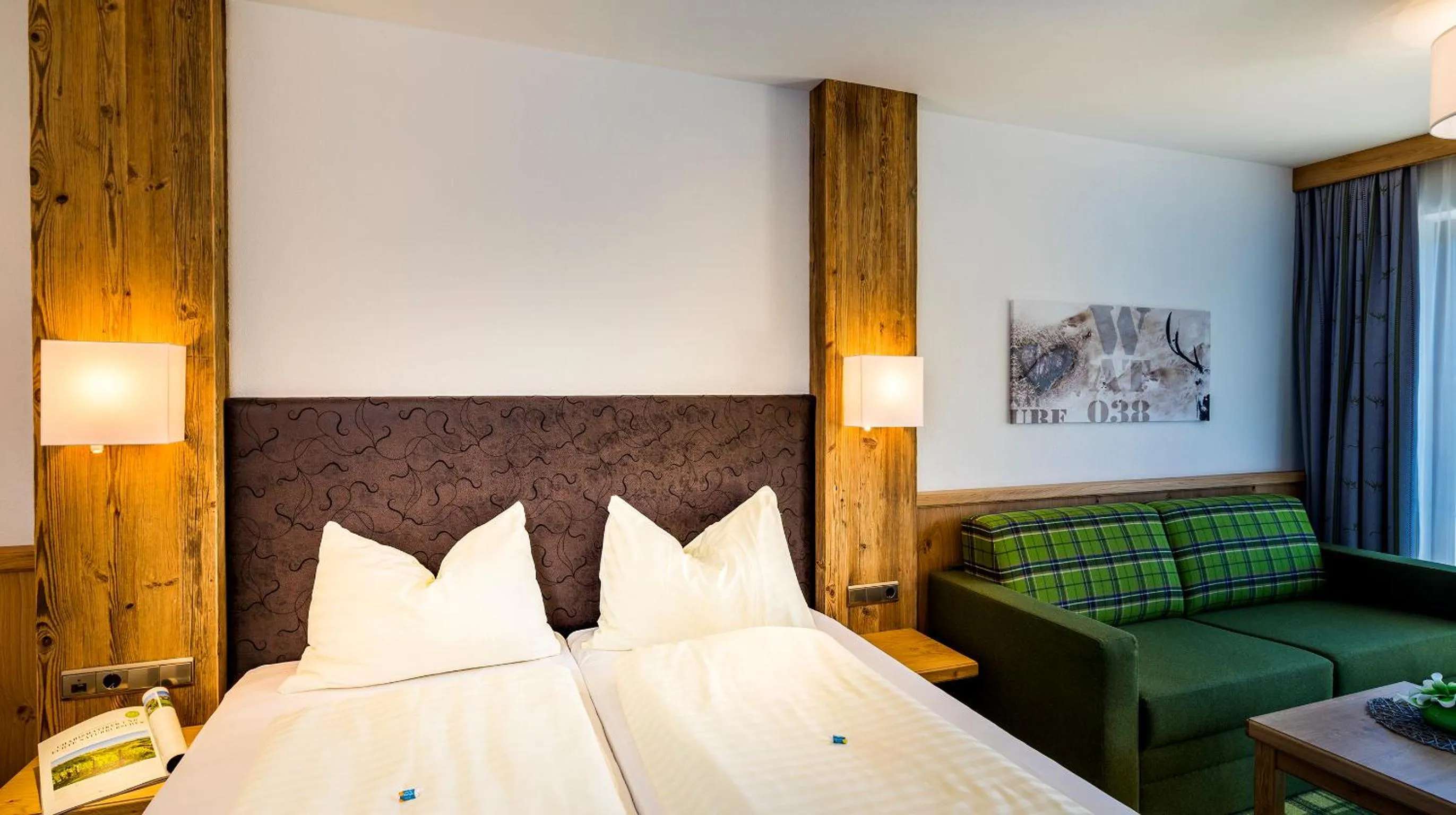 Photo of the whole room, Bed in Hotel Alphof Alpbach