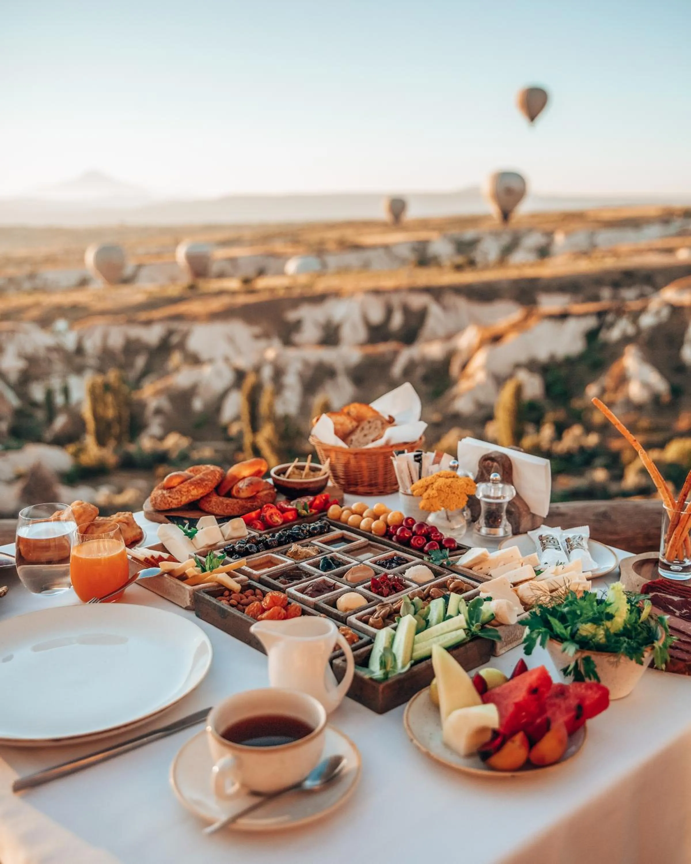 Breakfast in Argos in Cappadocia