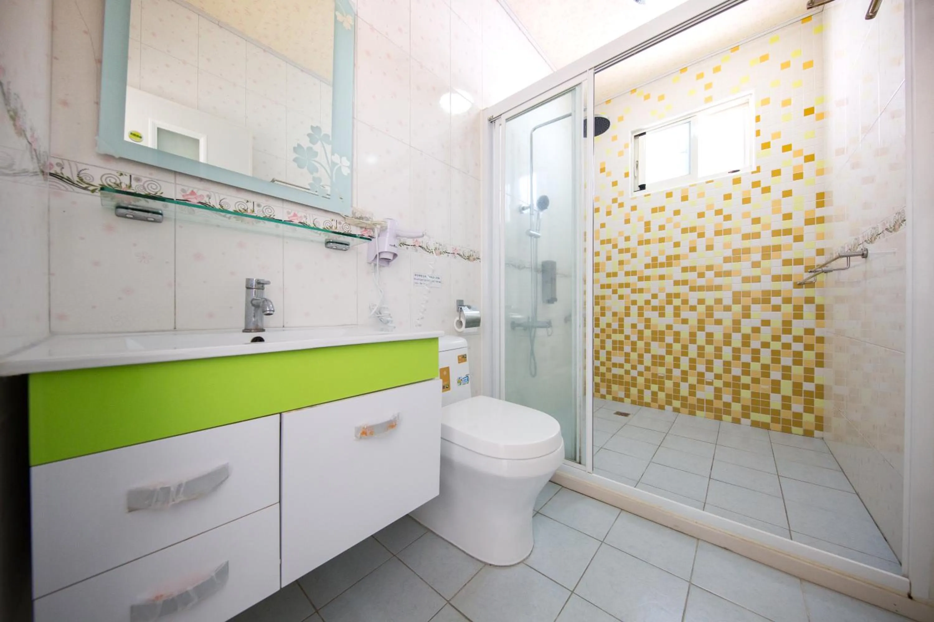 Shower in Fire Island Guest House