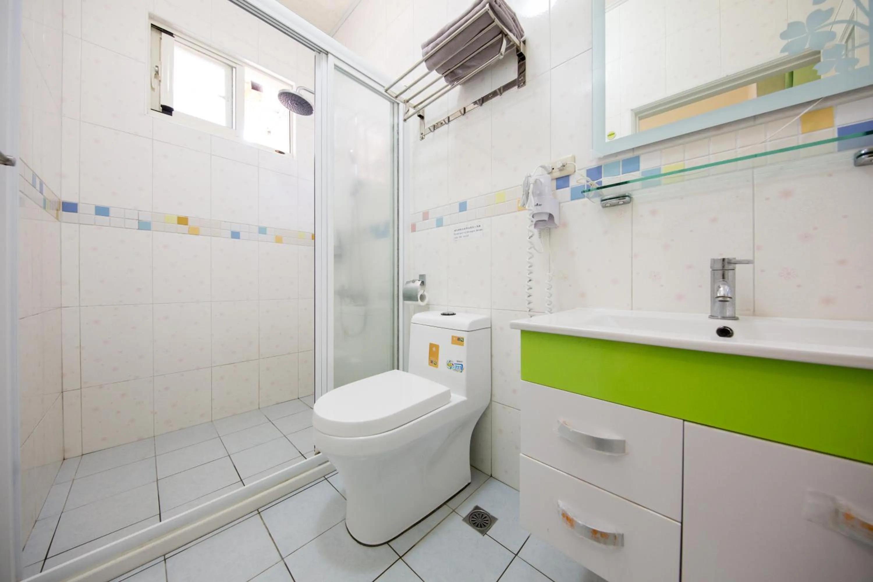 Shower in Fire Island Guest House