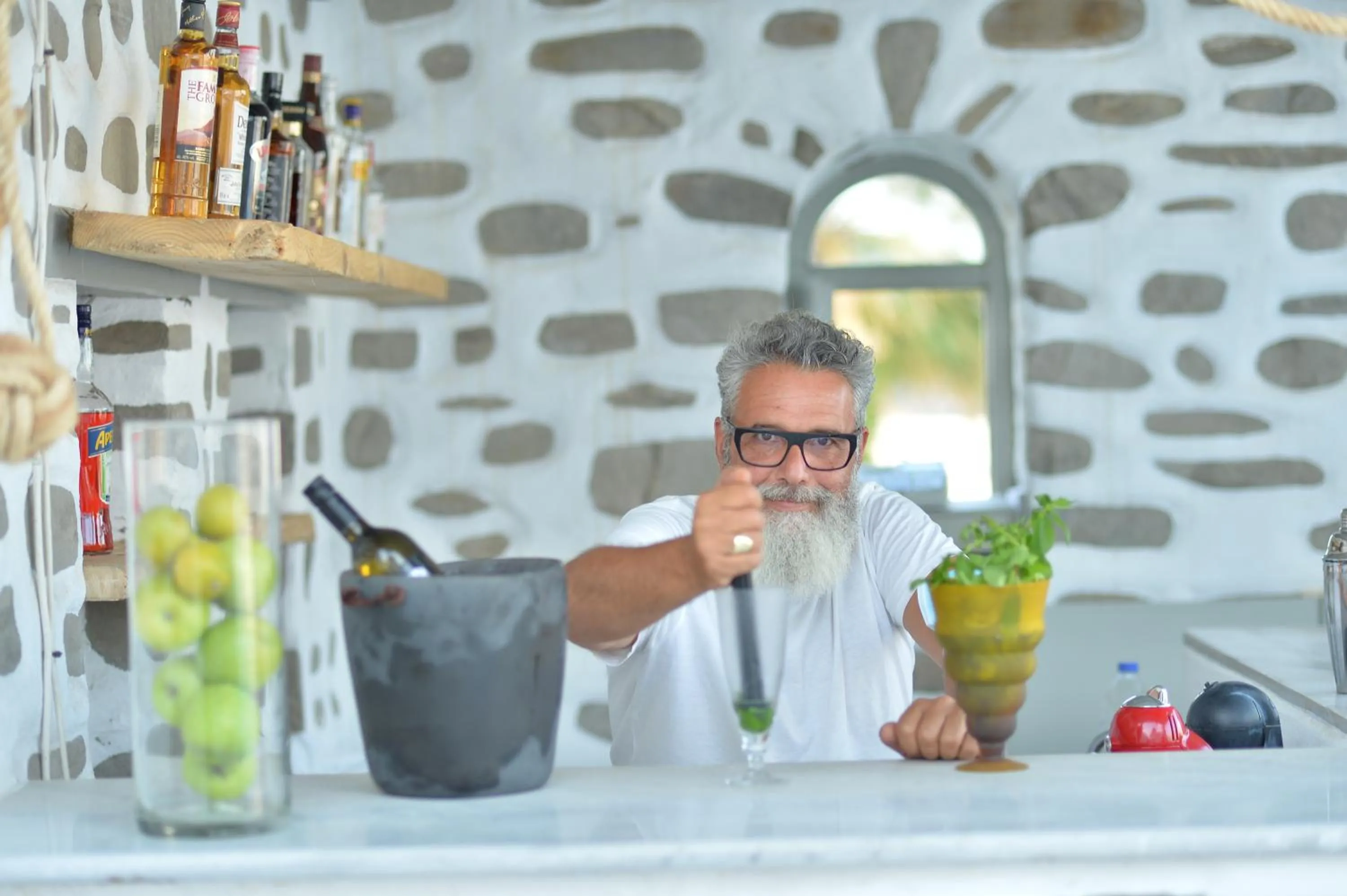 Lounge or bar in Summer Shades Hotel - ex Arkoulis