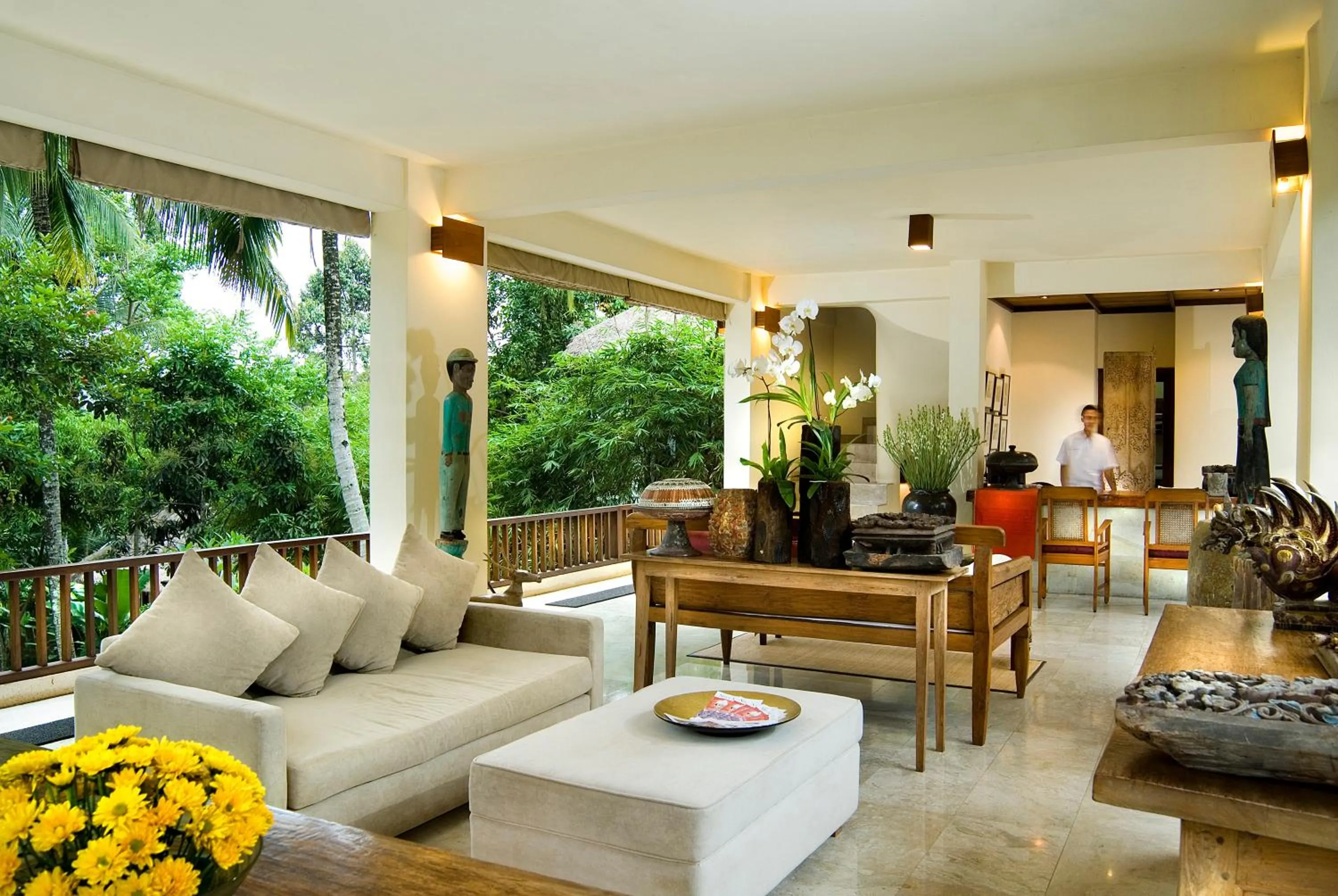 Lobby or reception in Komaneka at Tanggayuda Ubud