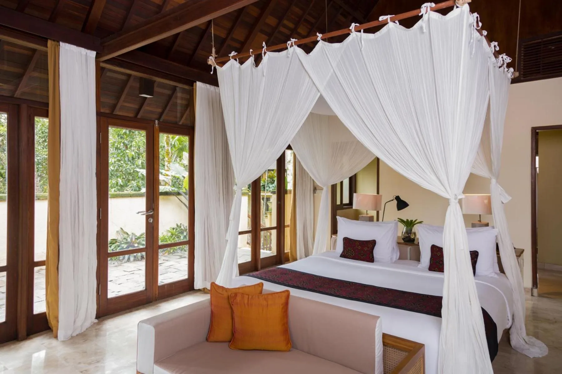 Bed in Komaneka at Tanggayuda Ubud