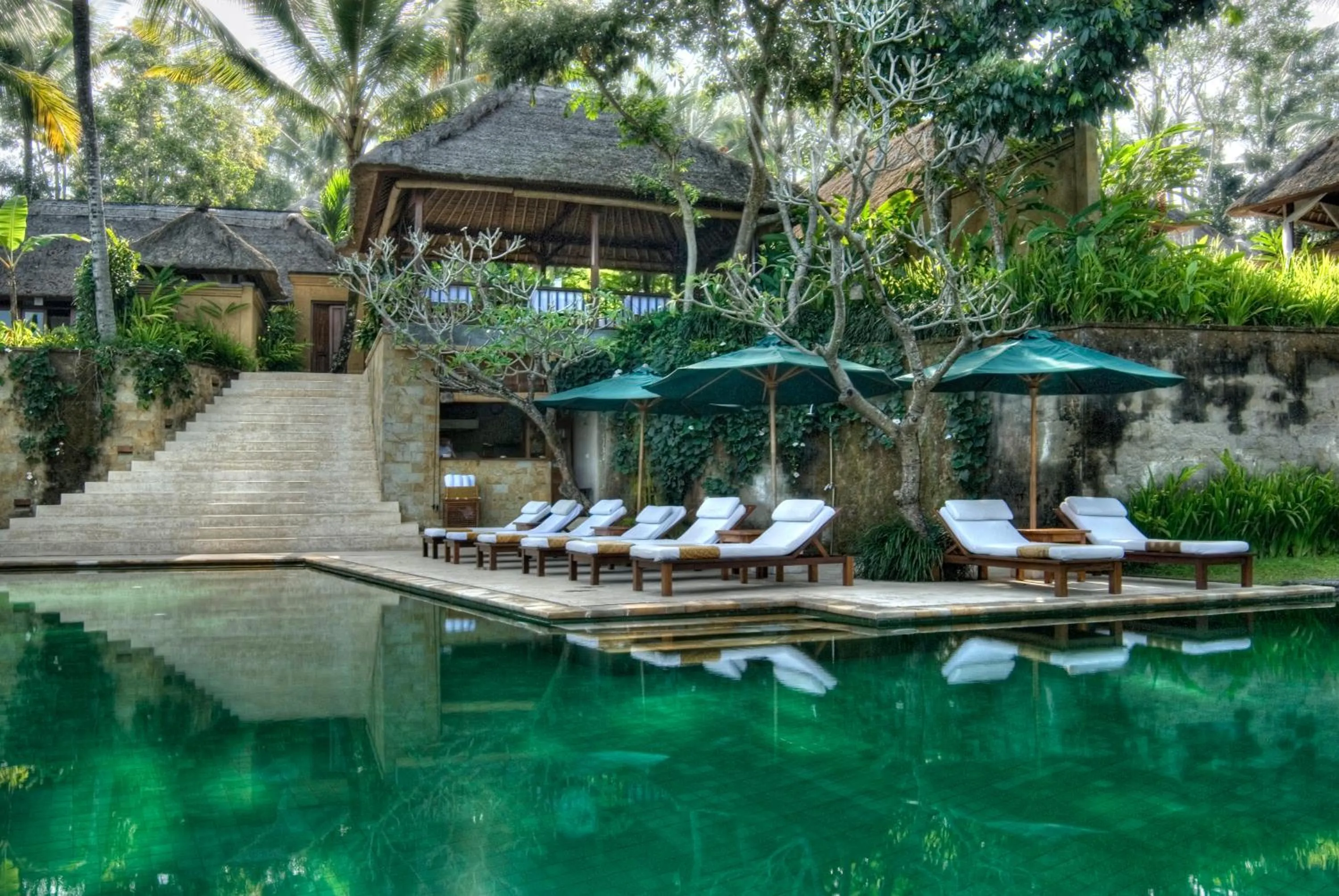 Swimming pool in Komaneka at Tanggayuda Ubud
