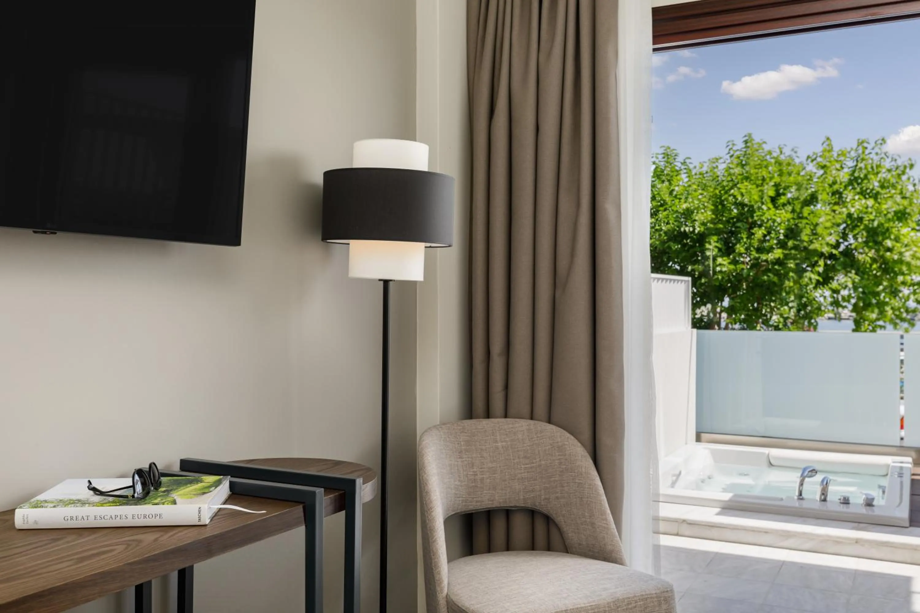 View (from property/room) in Diverso Platamon, Luxury Hotel & Suites