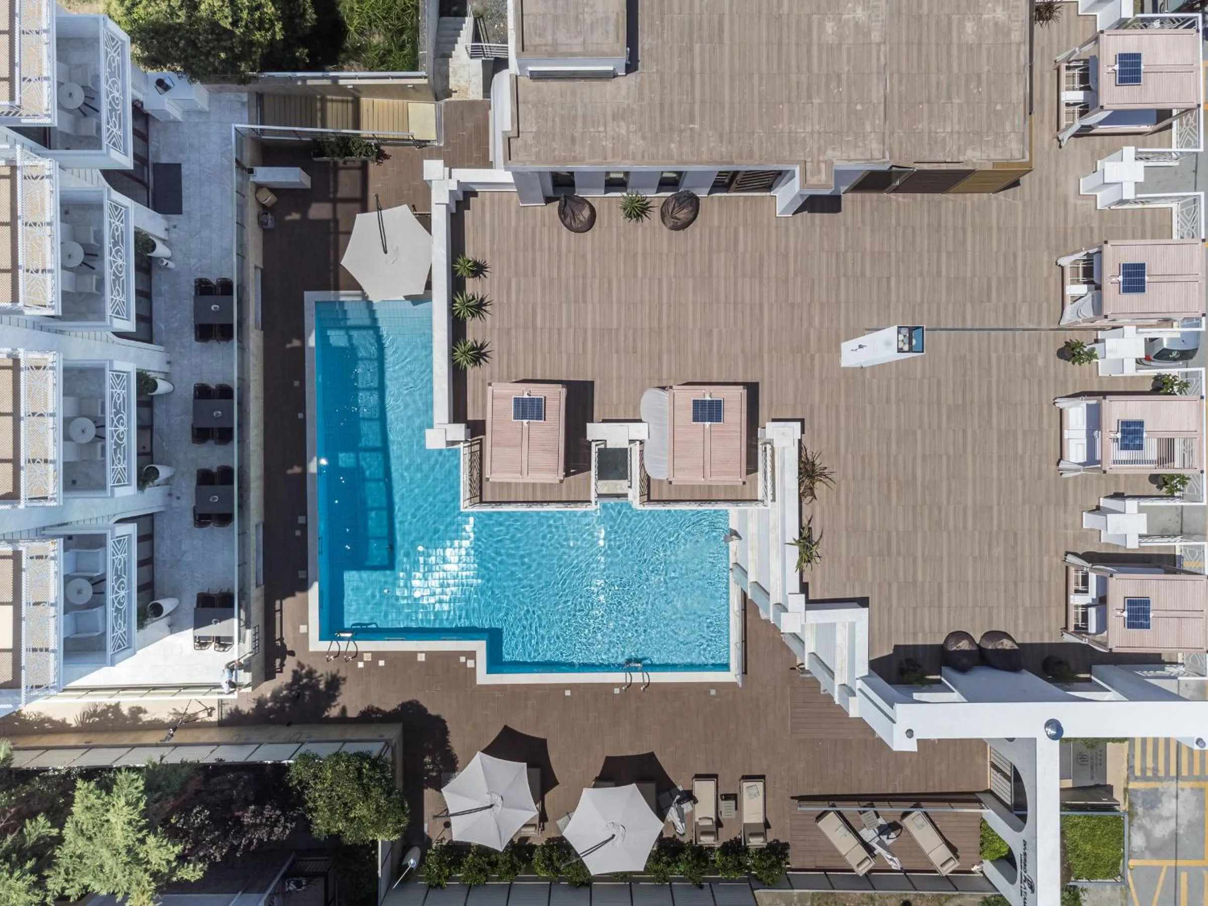 Bird's eye view in Diverso Platamon, Luxury Hotel & Suites