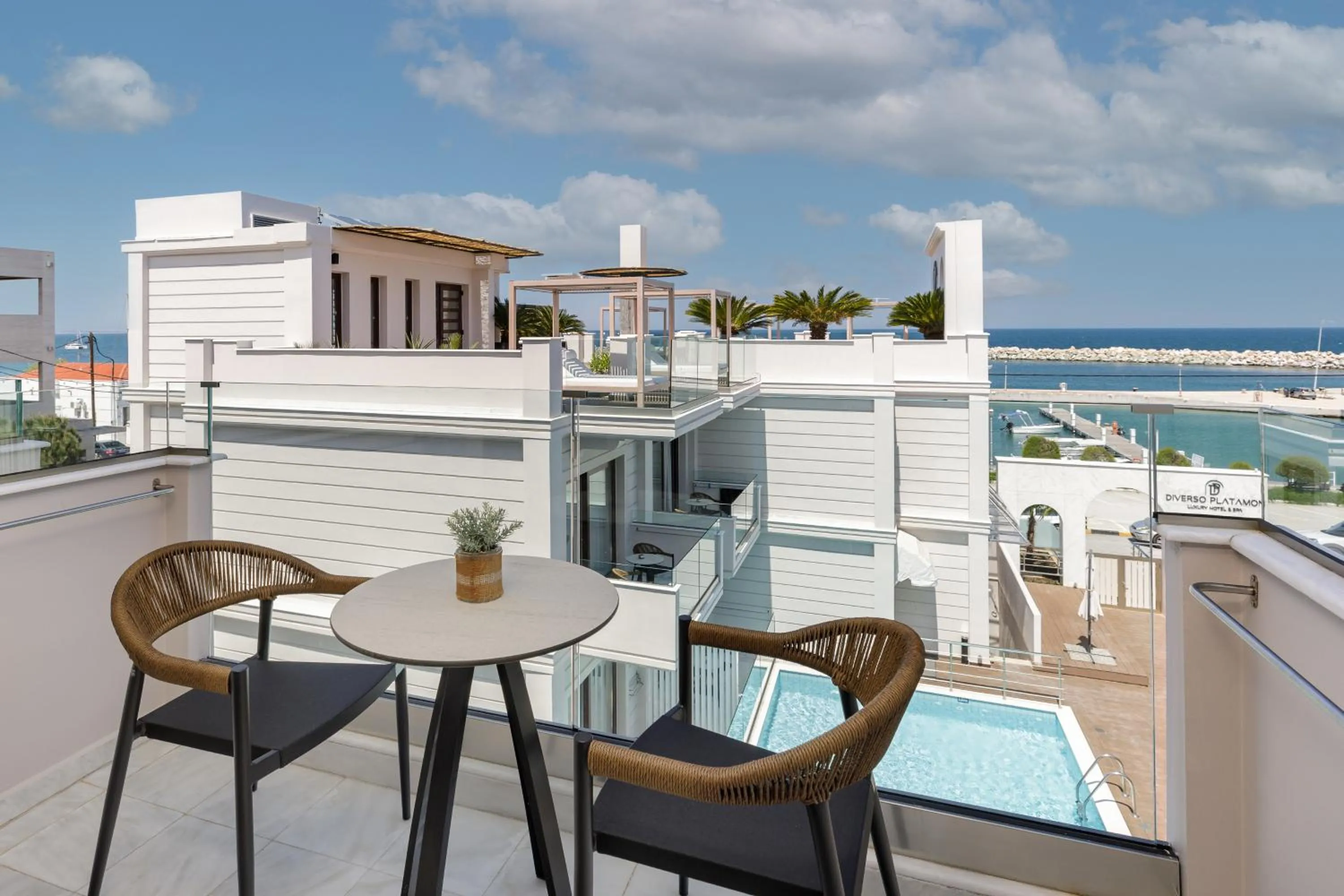 View (from property/room) in Diverso Platamon, Luxury Hotel & Suites