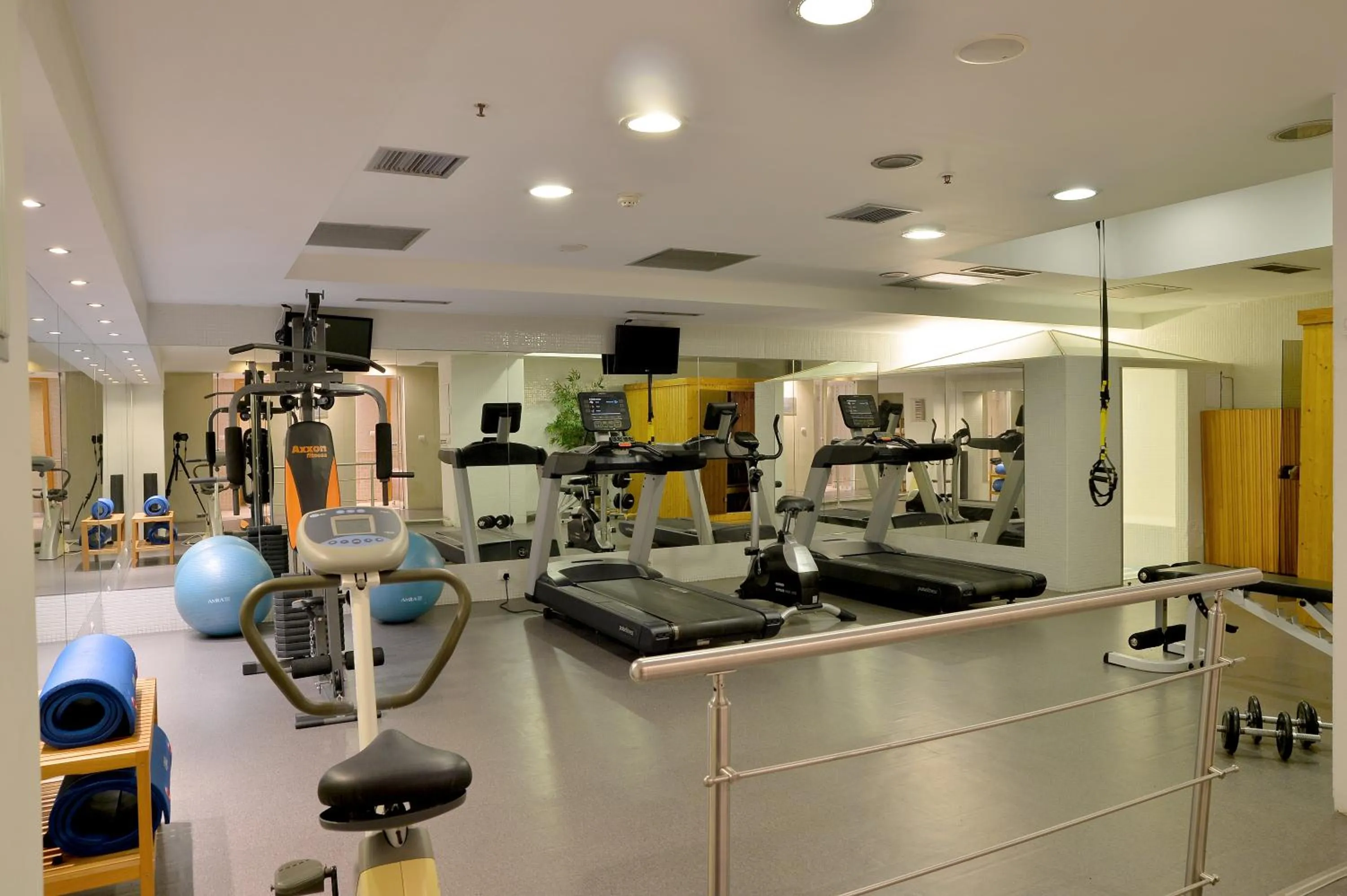 Fitness centre/facilities in Airotel Stratos Vassilikos Hotel