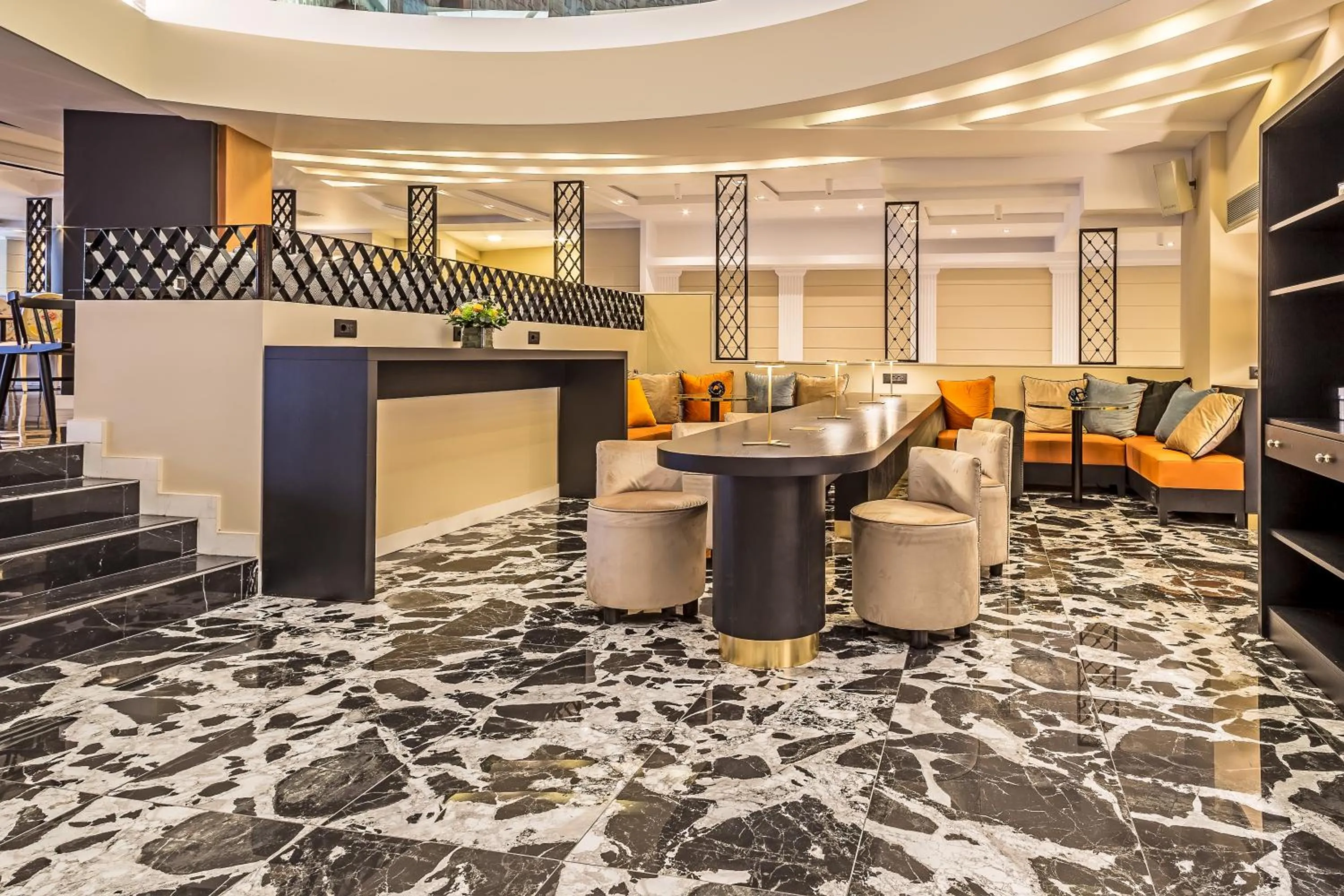 Lounge or bar in Airotel Stratos Vassilikos Hotel