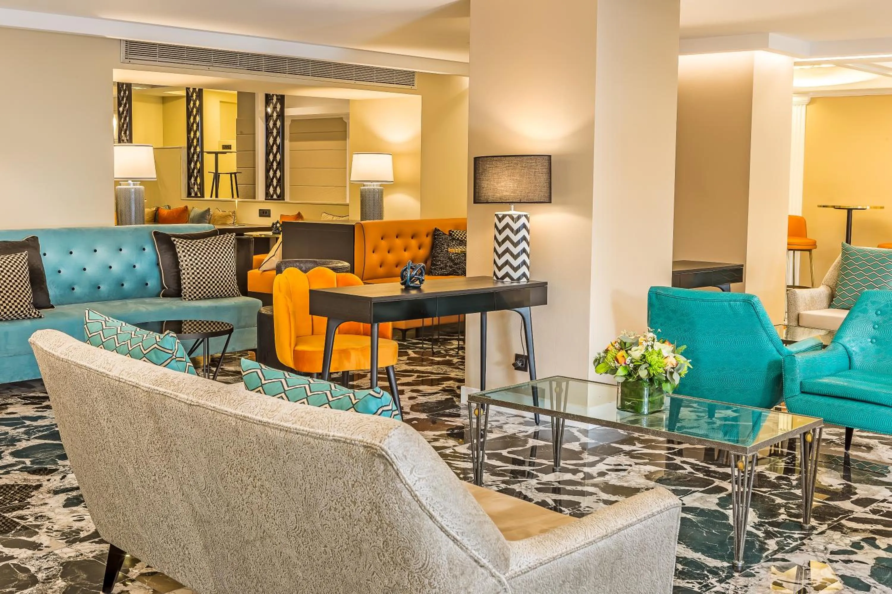 Lobby or reception in Airotel Stratos Vassilikos Hotel