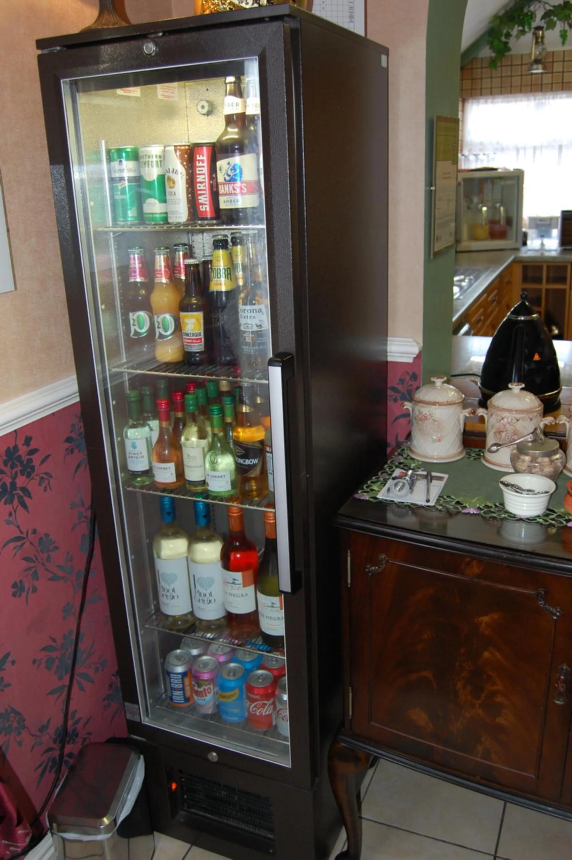 Alcoholic drinks in Creston Villa Guest House