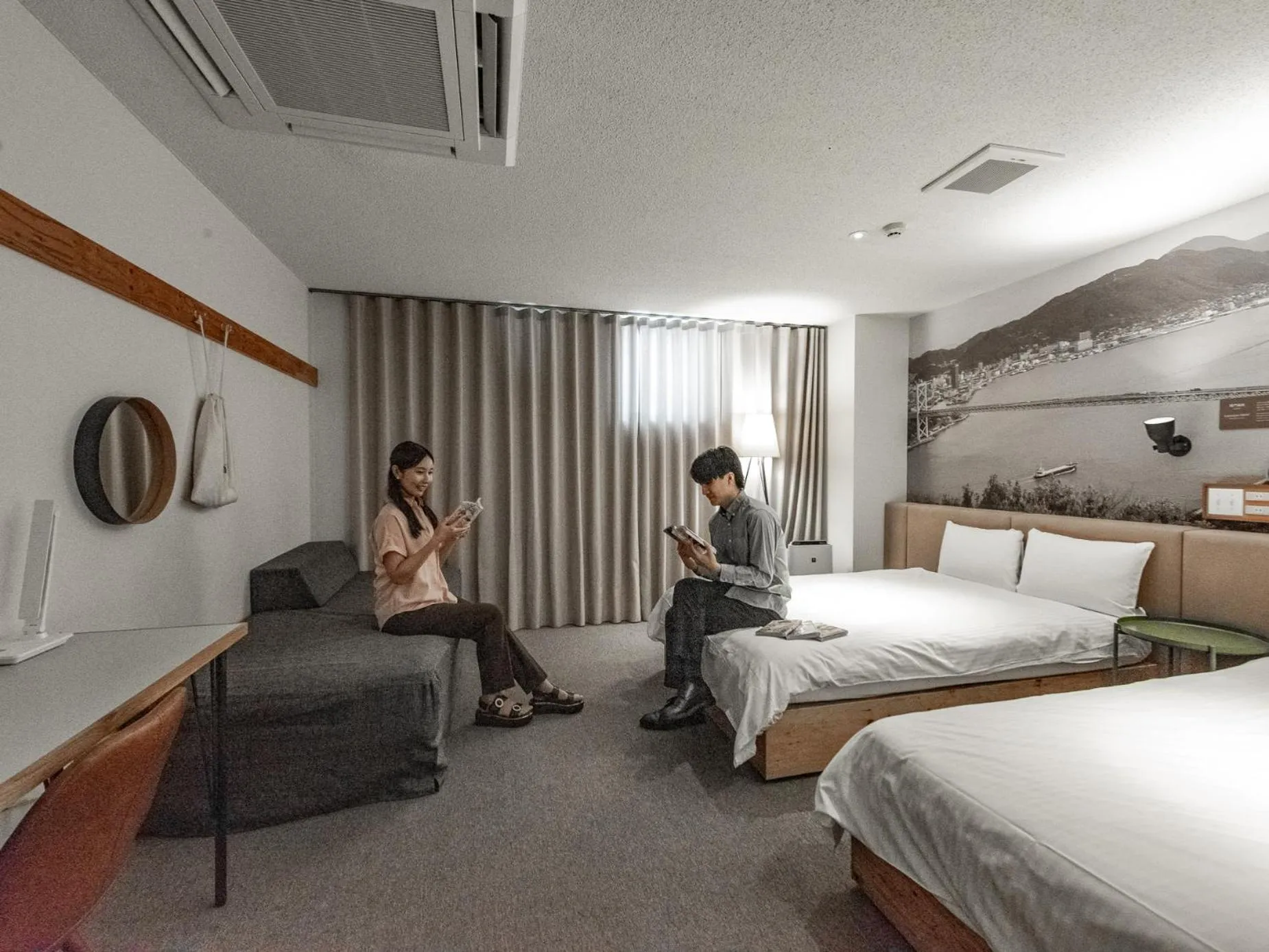 People, Bed in Hotel Relief Kokura Annex