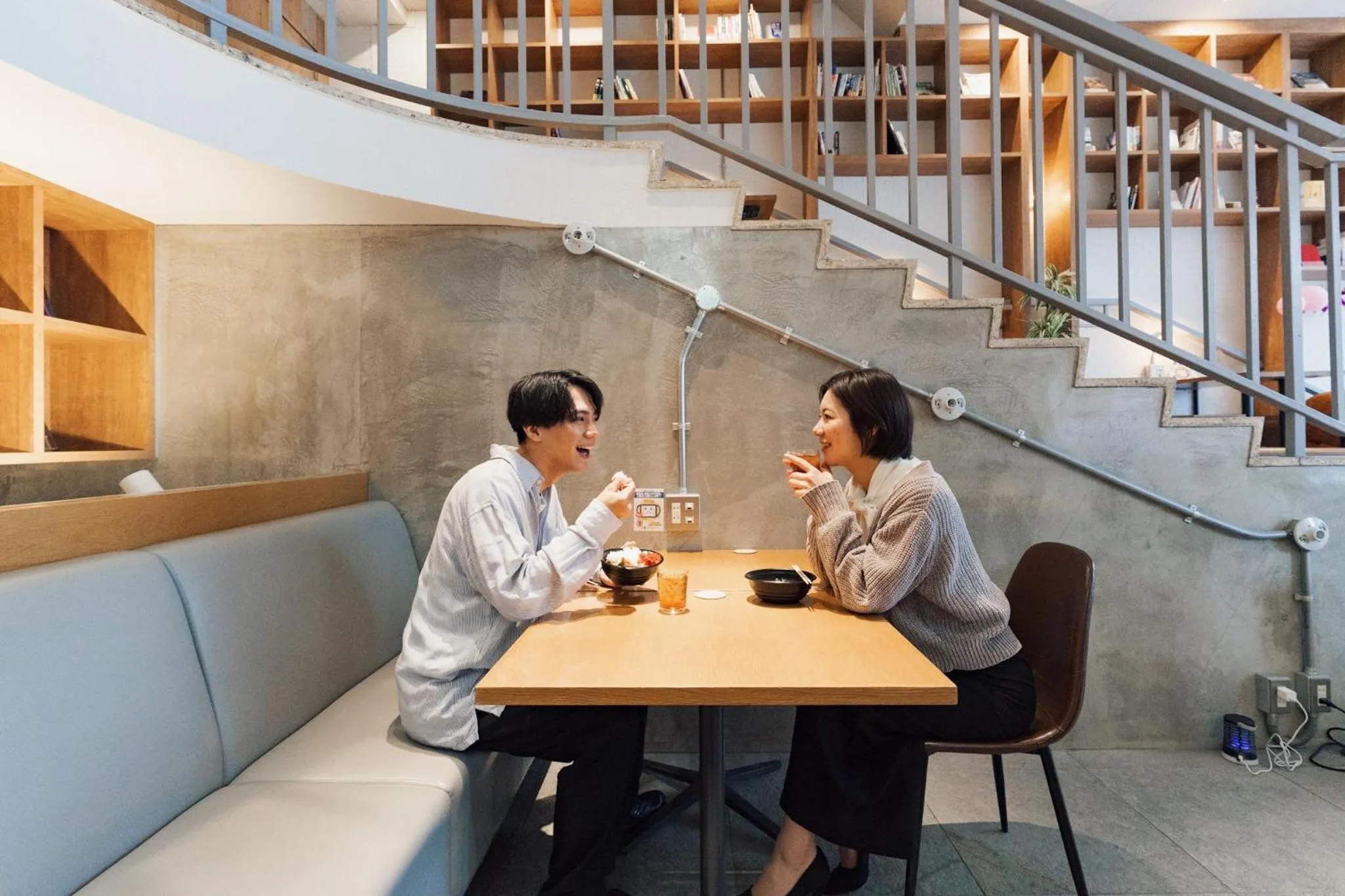 Communal lounge/ TV room in Hotel Relief Kokura Annex