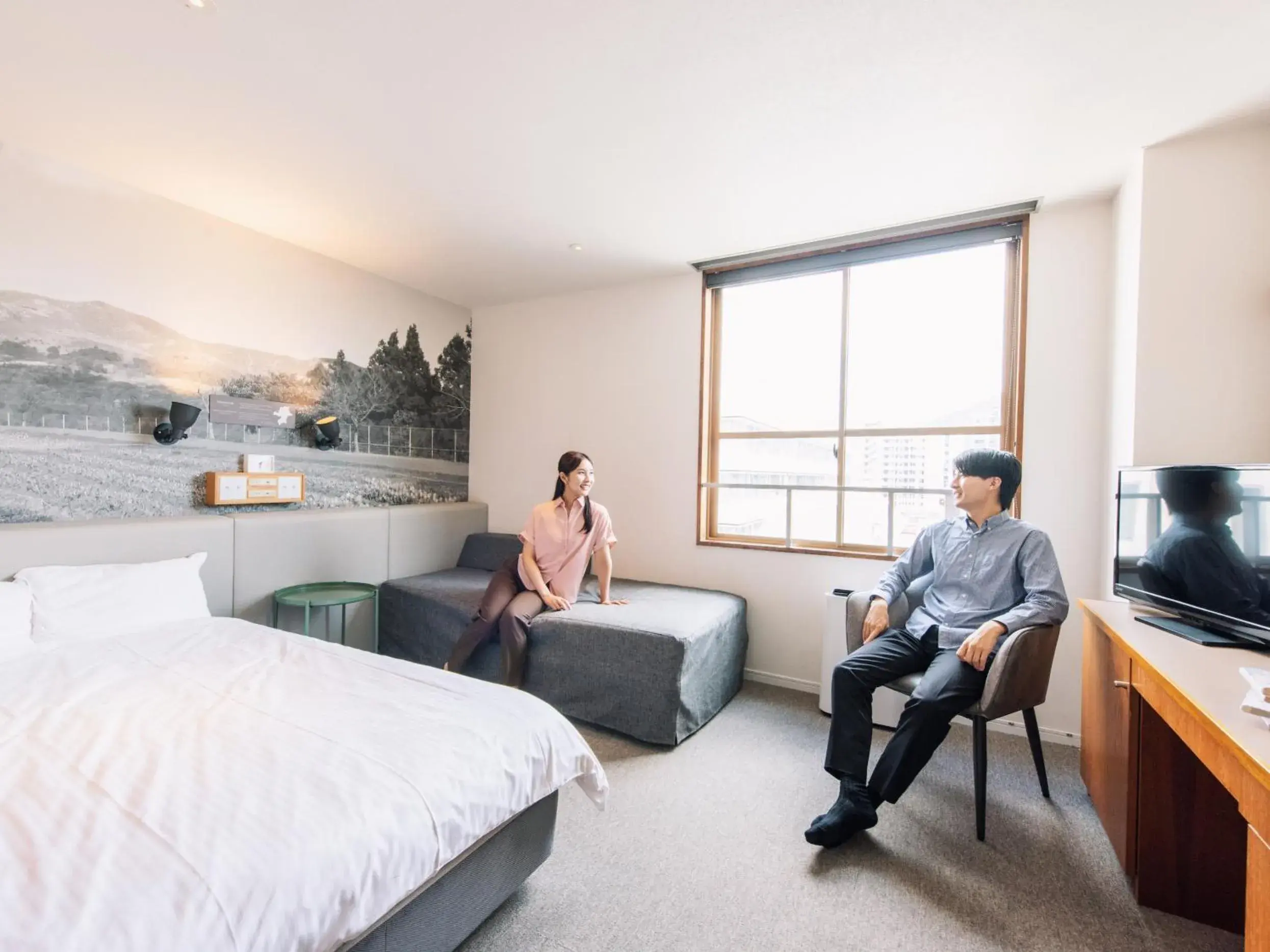 Double Room with Small Double Bed - Non-Smoking in Hotel Relief Kokura Annex Double Room with Small Double Bed - Non-Smoking in Hotel Relief Kokura Annex