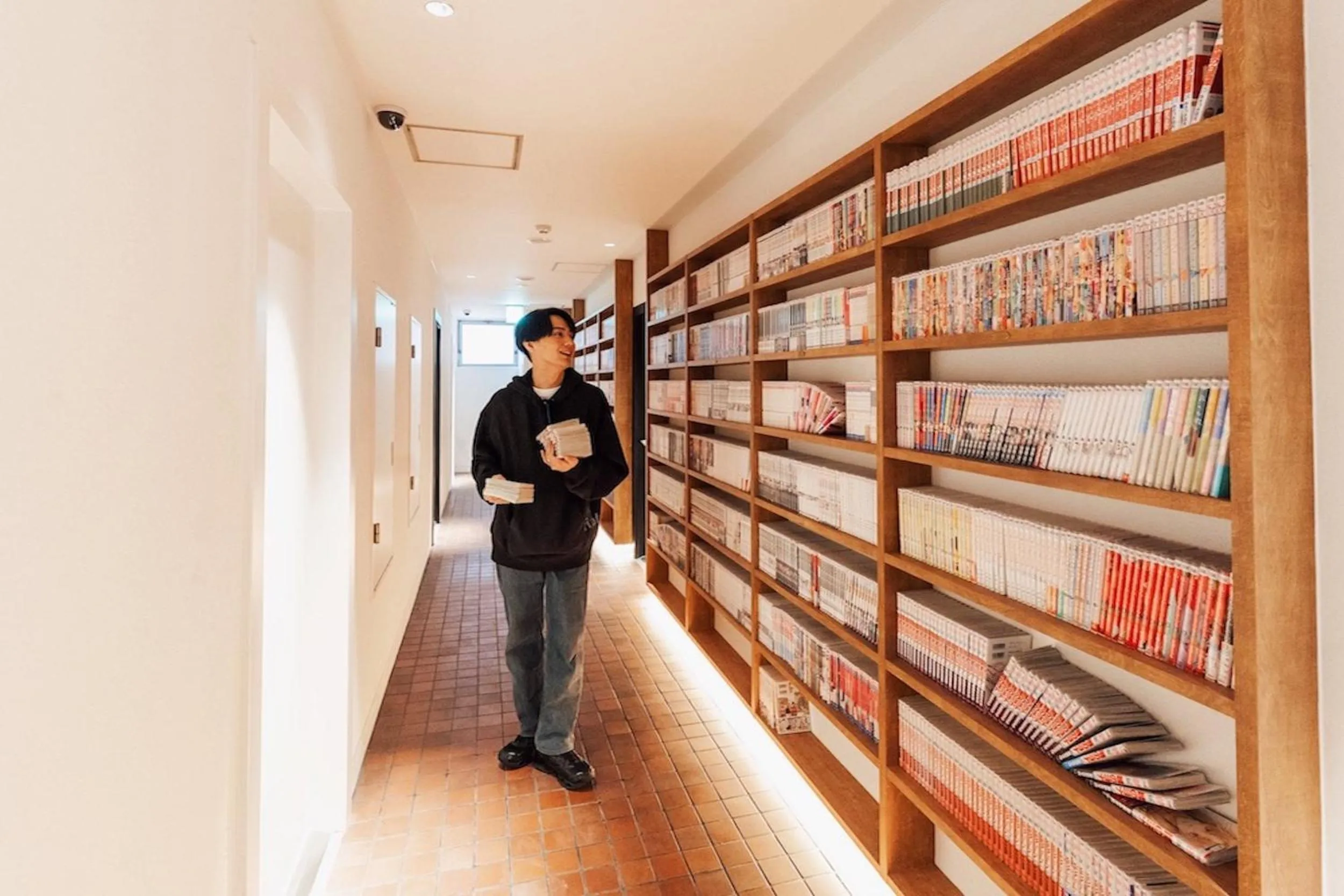 Library in Hotel Relief Kokura Annex