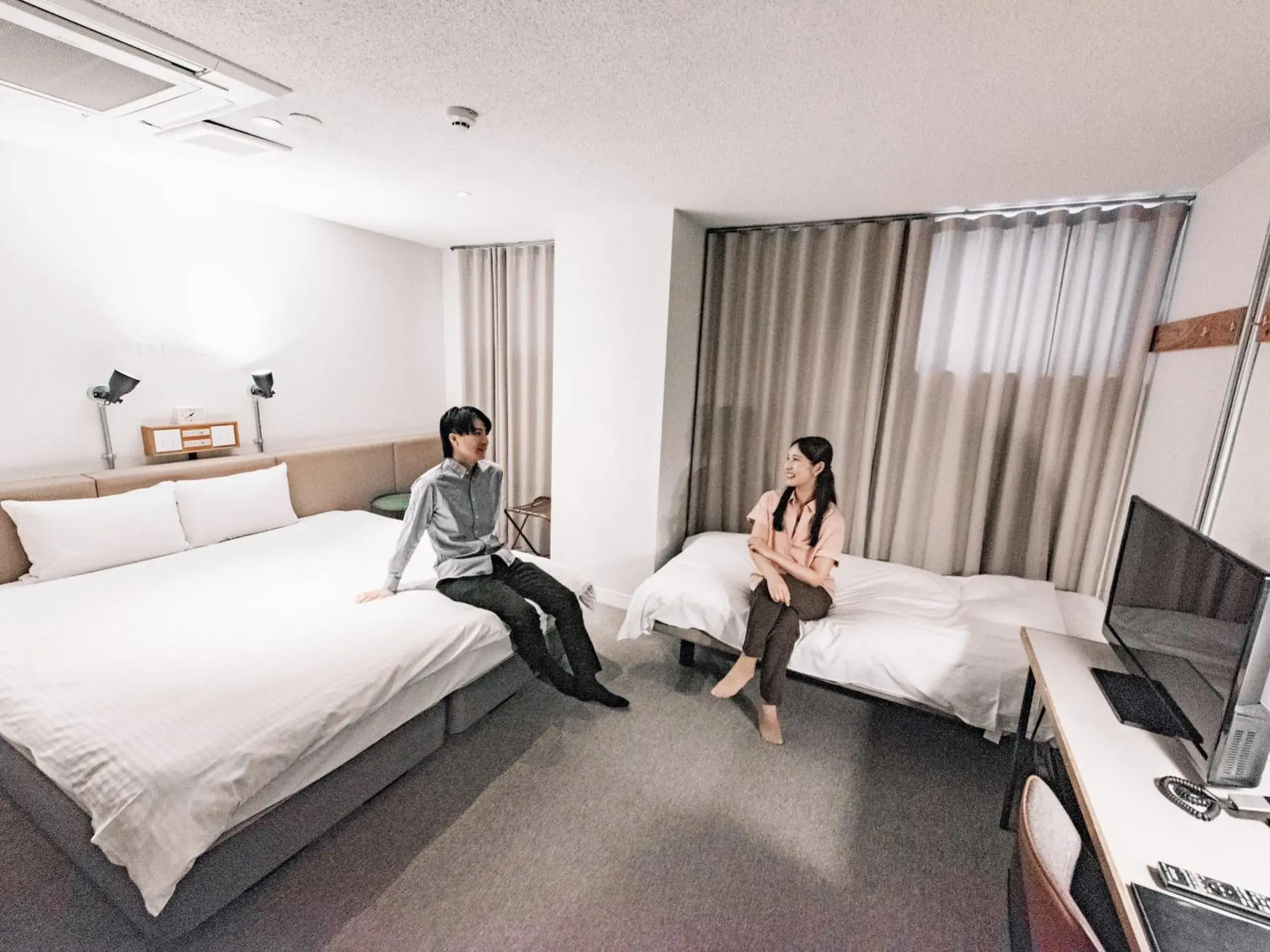 Studio Twin Room (1 Double Bed + 1 Sofa Bed) - Non-Smoking in Hotel Relief Kokura Annex Studio Twin Room (1 Double Bed + 1 Sofa Bed) - Non-Smoking in Hotel Relief Kokura Annex